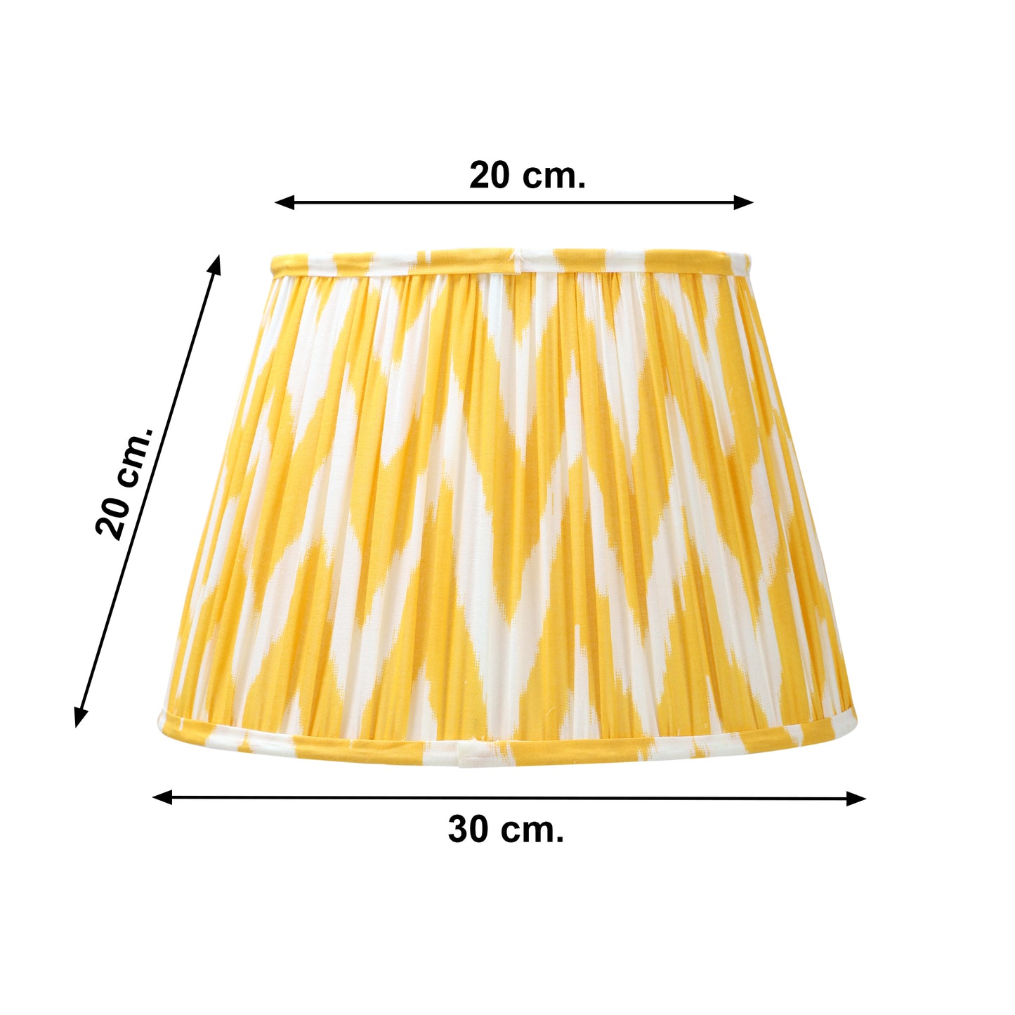 30cm straight empire premium softback lampshade in cotton by Lampenschirm India