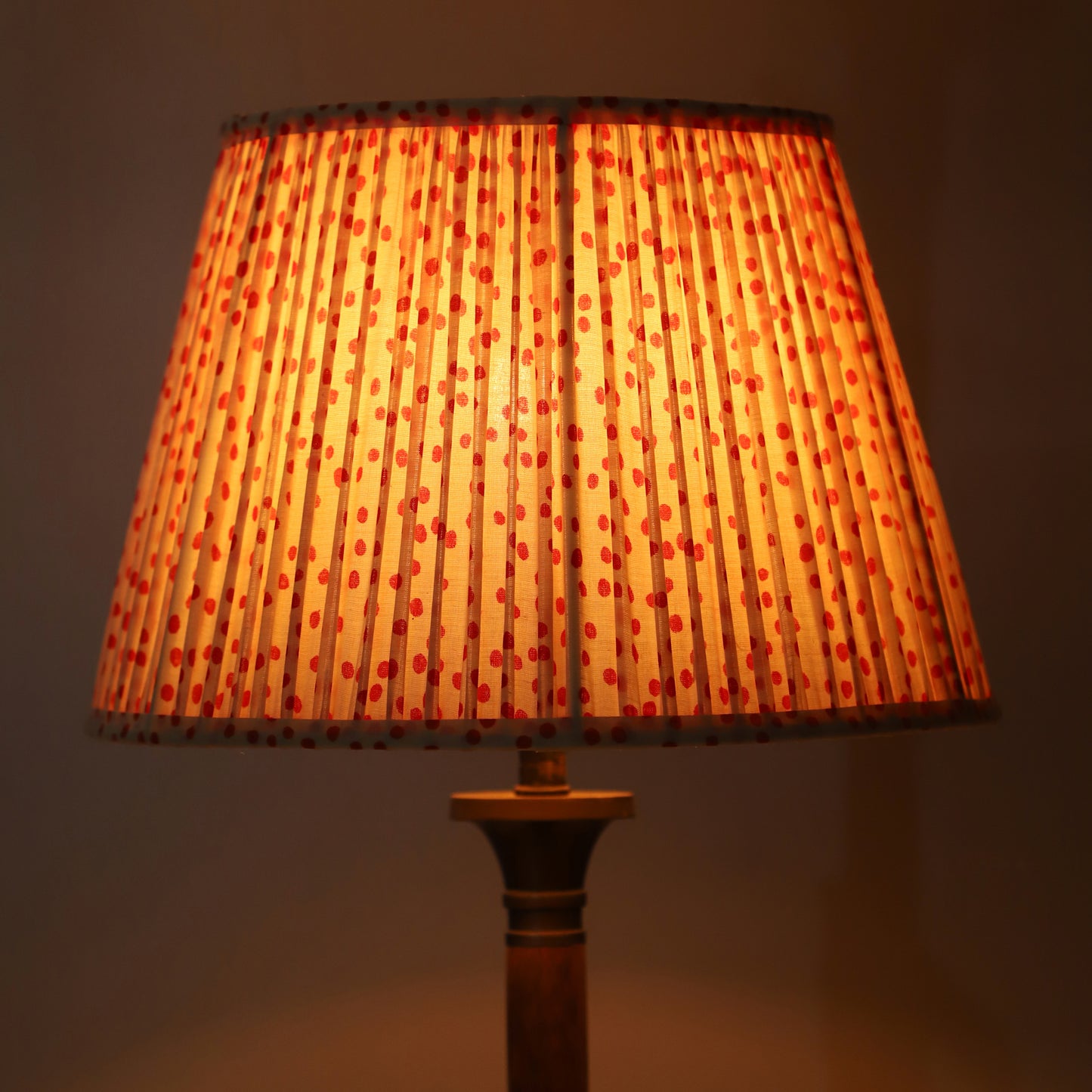 40cm straight empire premium softback lampshade in cotton by Lampenschirm India