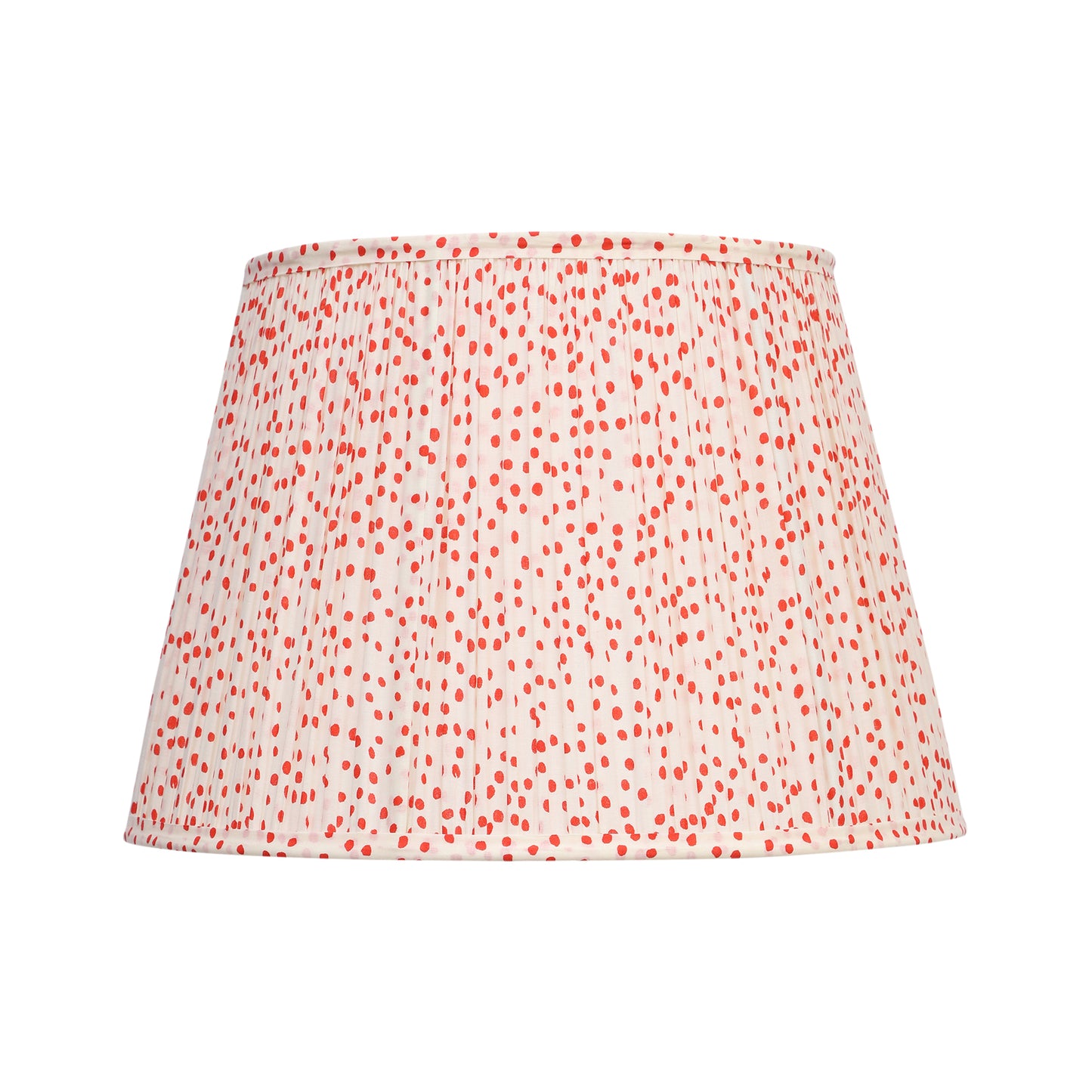 40cm straight empire premium softback lampshade in cotton by Lampenschirm India, house of lampshades. Orange Cotton Lamp Shades