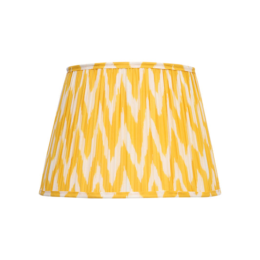 40cm straight empire premium softback lampshade in cotton by Lampenschirm India, house of lampshades. Yellow Cotton Lamp Shades