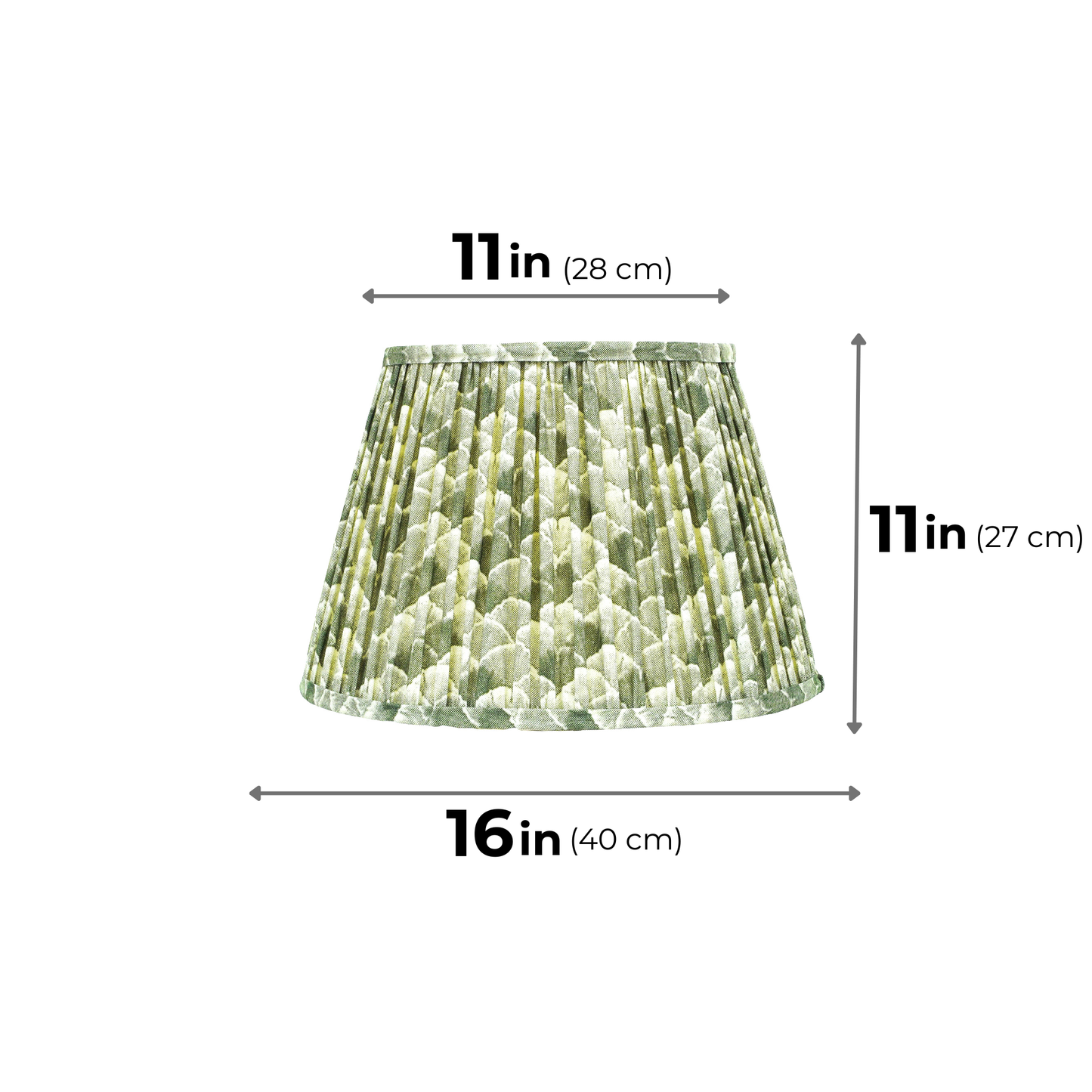 40cm straight empire premium softback lamp shade in cotton by Lampenschirm India, house of lampshades