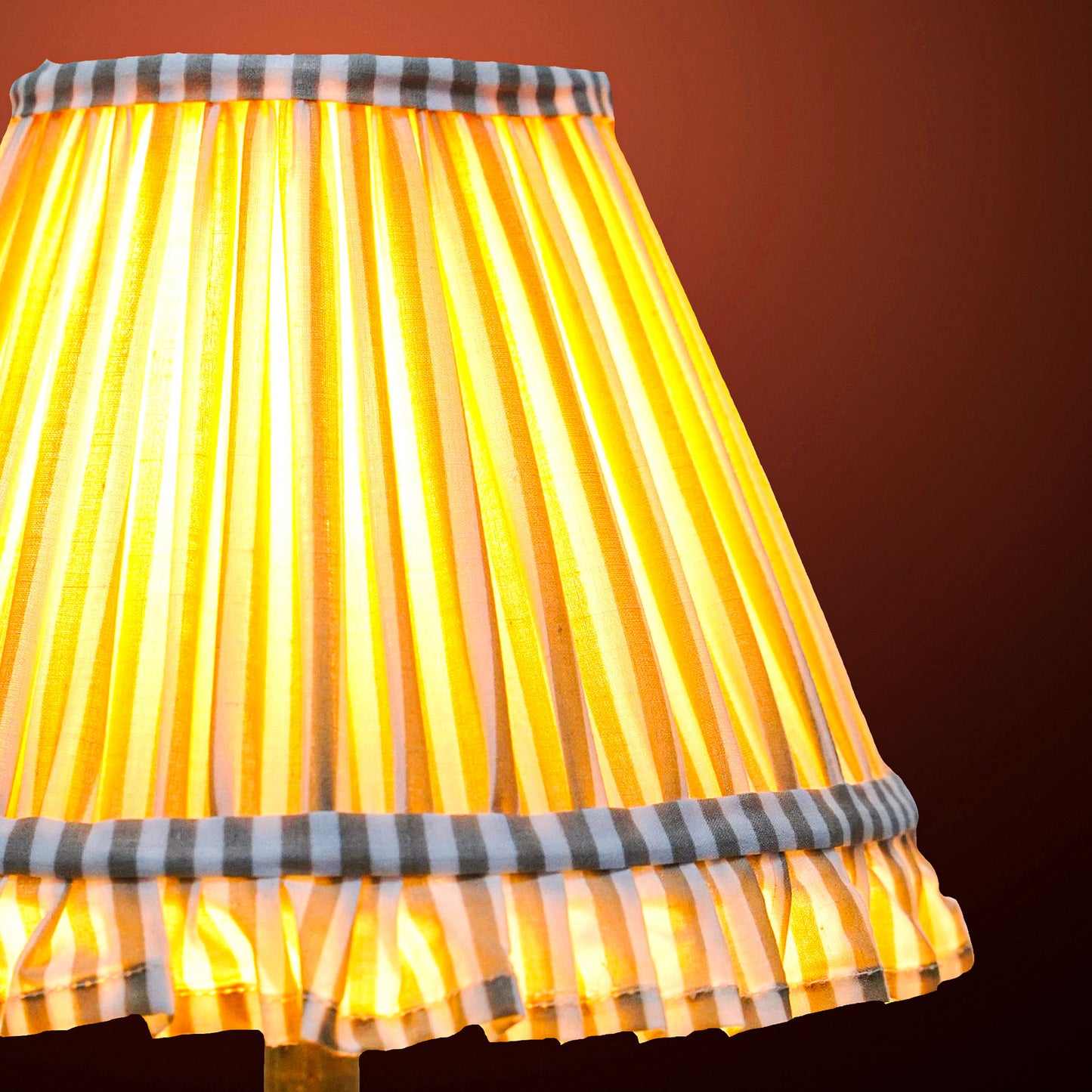 20cm empire premium softback lampshade in cotton by Lampenschirm India, house of lampshades