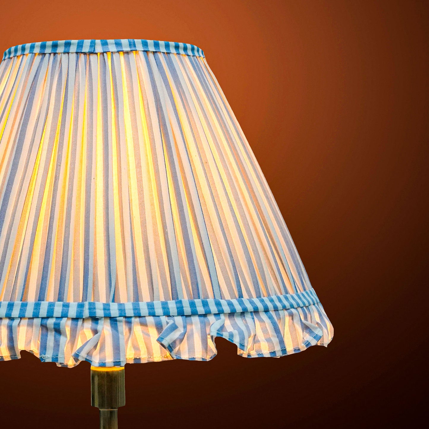 30cm empire premium softback lamp shade in cotton by Lampenschirm India, house of lampshades