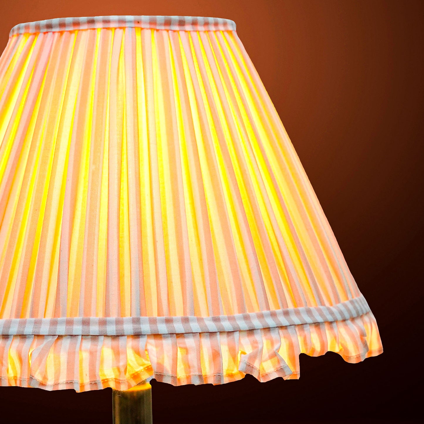 30cm empire premium softback lamp shade in cotton by Lampenschirm India, house of lampshades