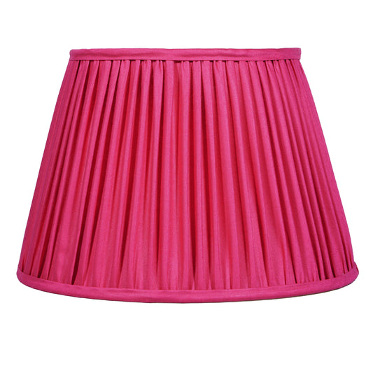 30cm straight empire premium softback lampshade in silk by Lampenschirm India, house of lampshades. Red Silk Lamp Shades