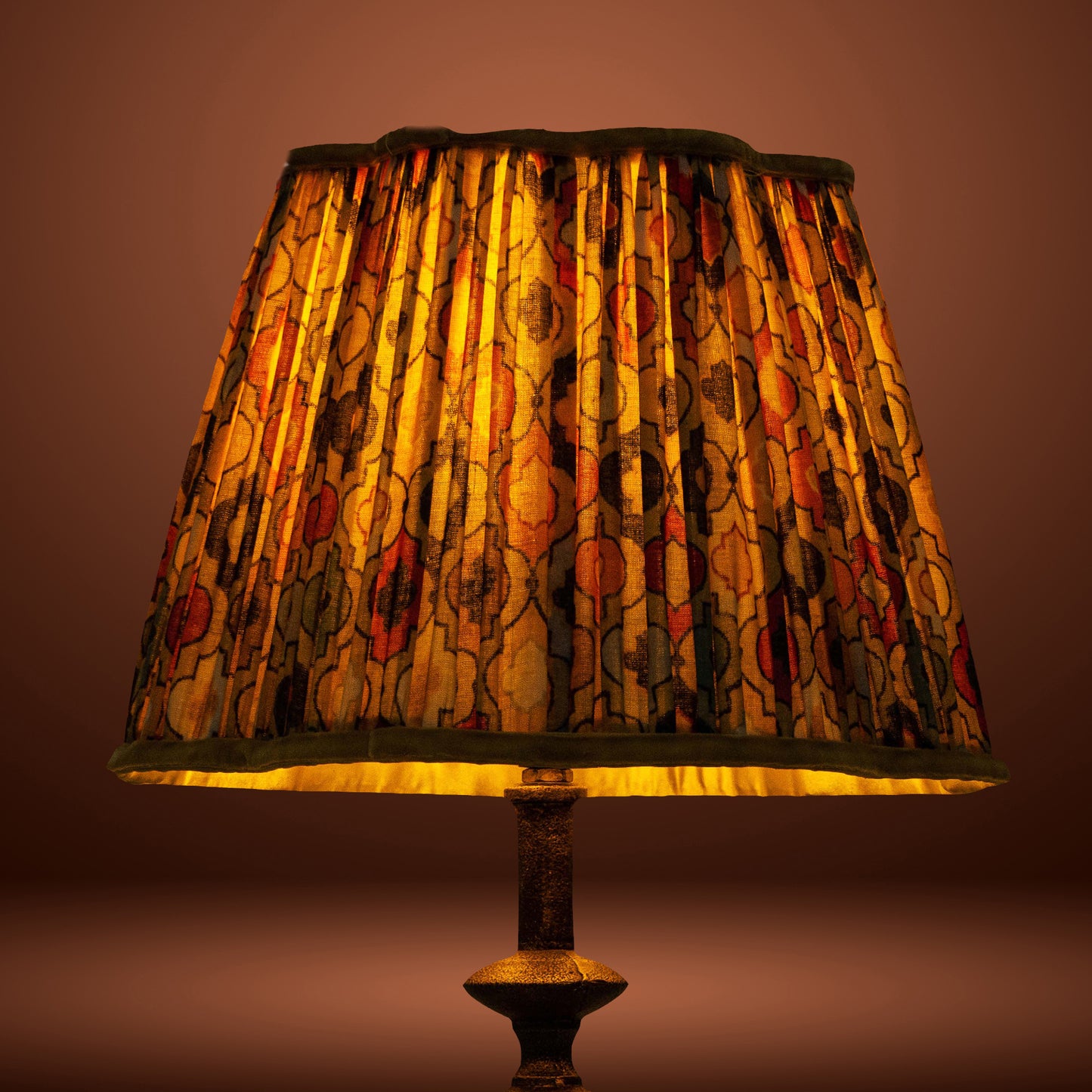 30cm straight empire premium softback lamp shade in cotton by Lampenschirm India, house of lampshades