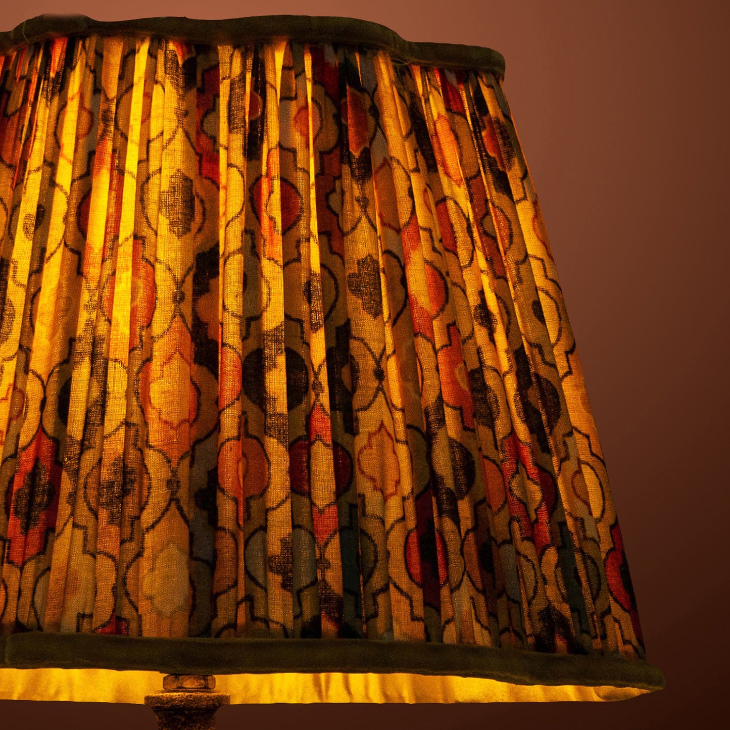 30cm straight empire premium softback lamp shade in cotton by Lampenschirm India, house of lampshades