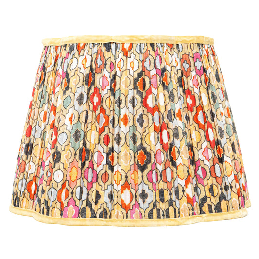 40cm straight empire premium softback lampshade in cotton by Lampenschirm India, house of lampshades. Multi Color Cotton Lamp Shades