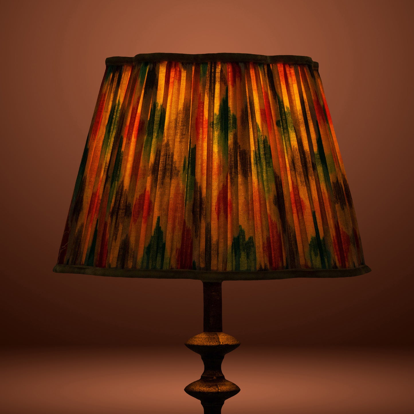 30cm straight empire premium softback lampshade in cotton by Lampenschirm India, house of lampshades