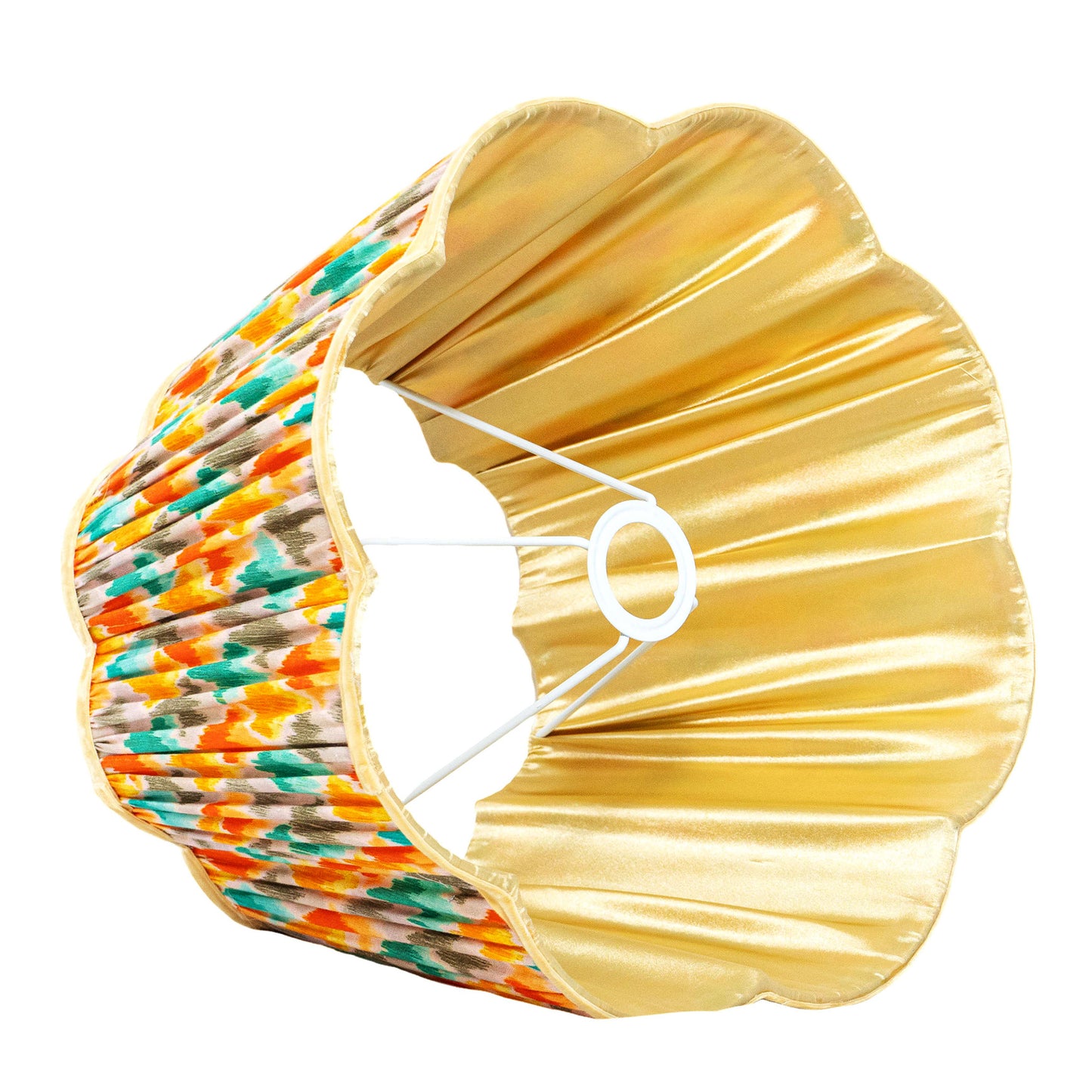 40cm straight empire premium softback lampshade in cotton by Lampenschirm India, house of lampshades