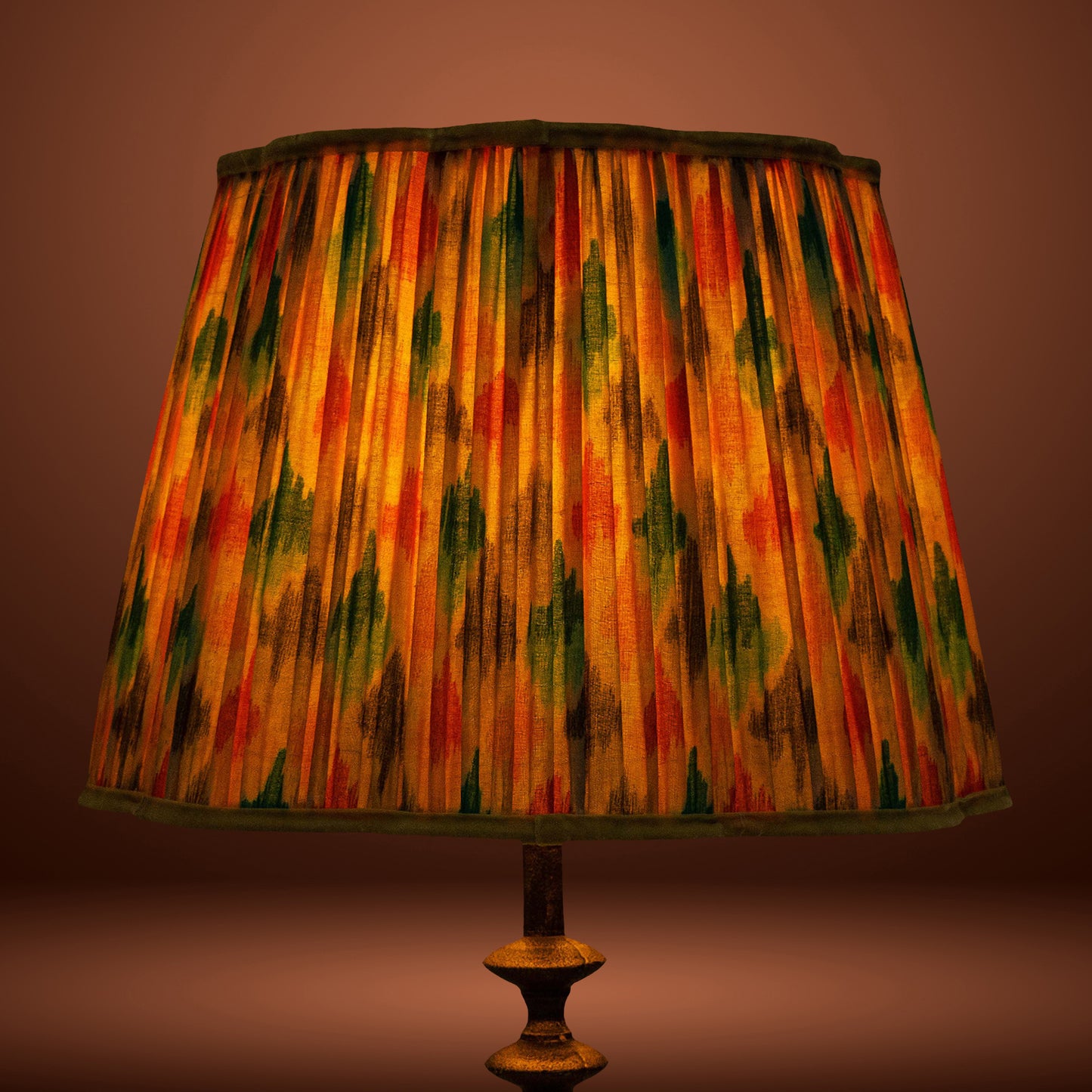 40cm straight empire premium softback lampshade in cotton by Lampenschirm India, house of lampshades