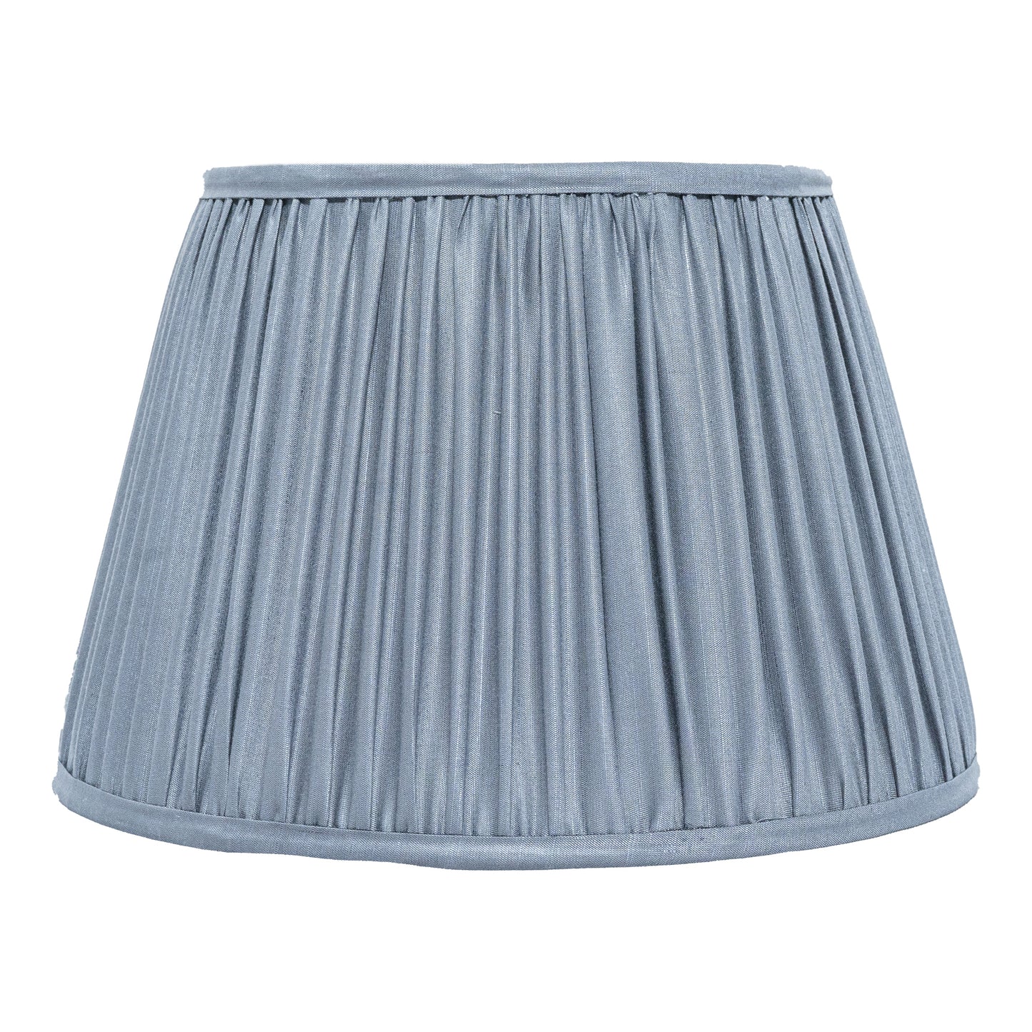 30cm straight empire premium softback lampshade in silk by Lampenschirm India, house of lampshades. Grey Silk Lamp Shades