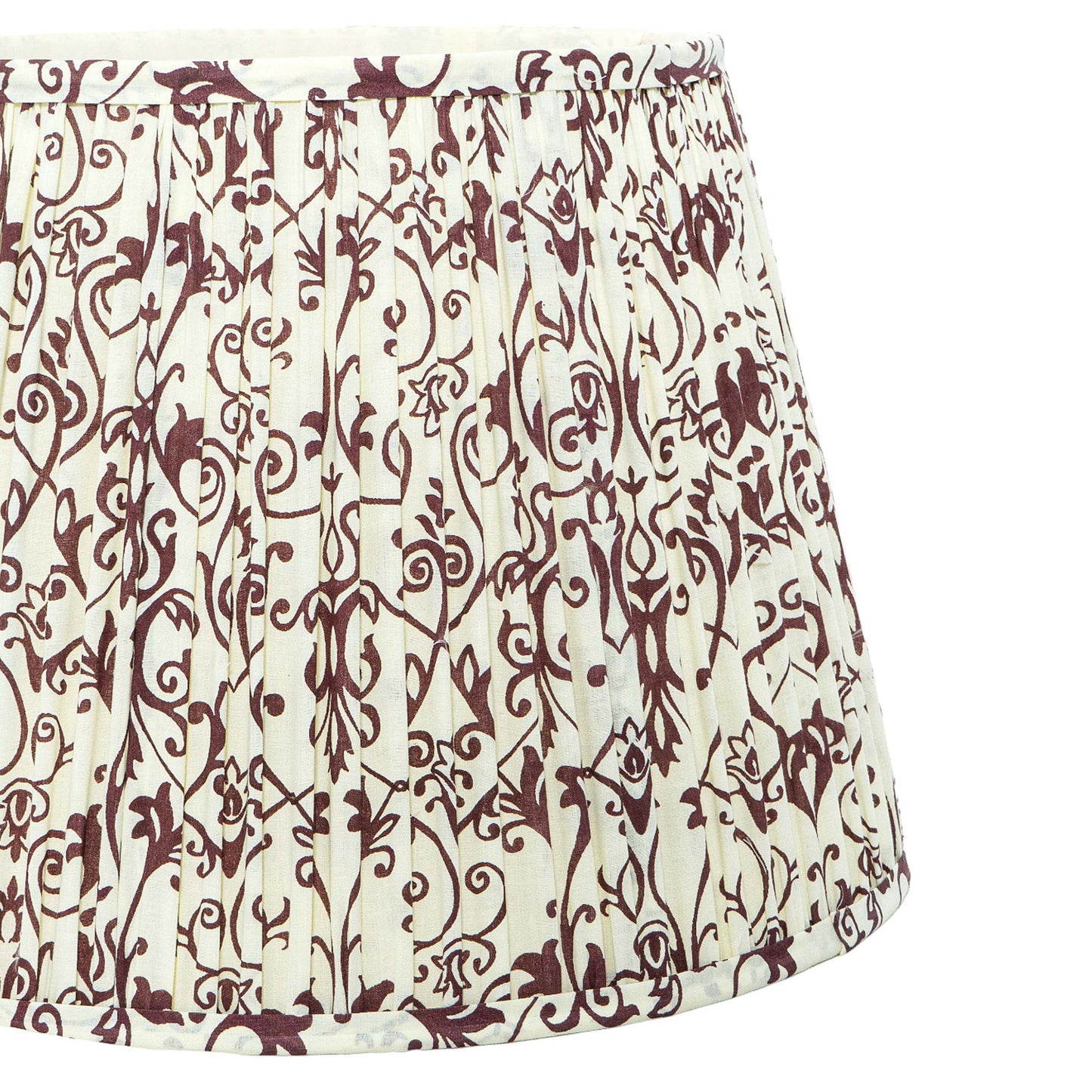 40cm straight empire premium softback lampshade in cotton by Lampenschirm India