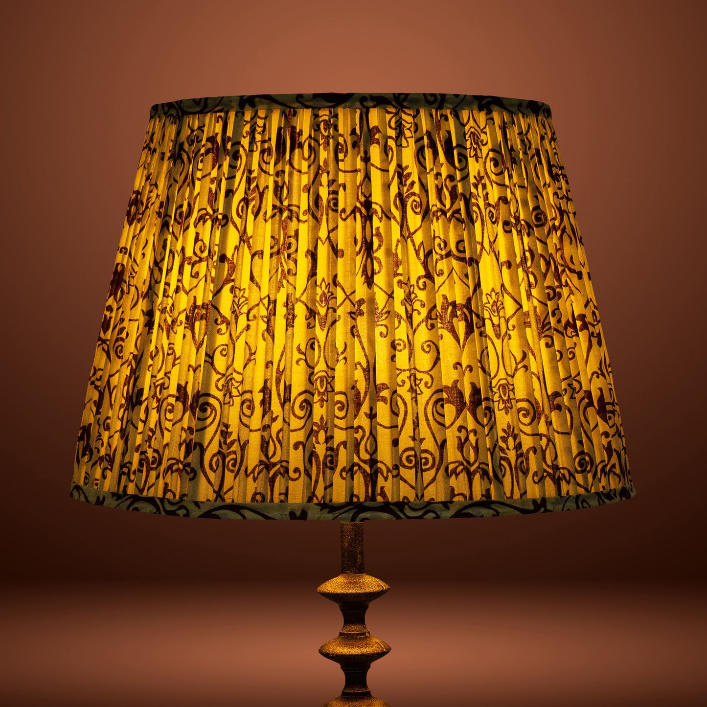 40cm straight empire premium softback lampshade in cotton by Lampenschirm India