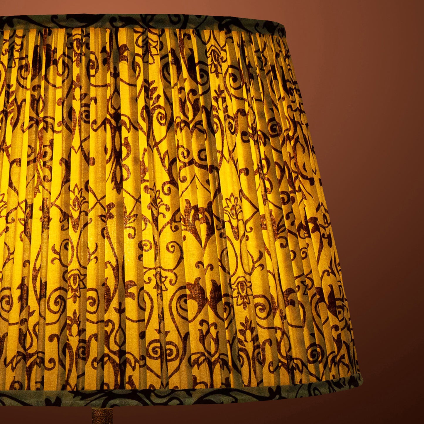 40cm straight empire premium softback lampshade in cotton by Lampenschirm India