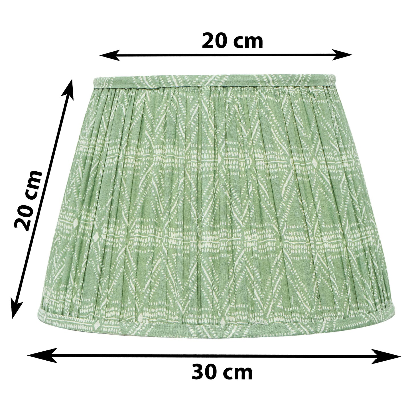 30cm straight empire premium softback lampshade in cotton by Lampenschirm India