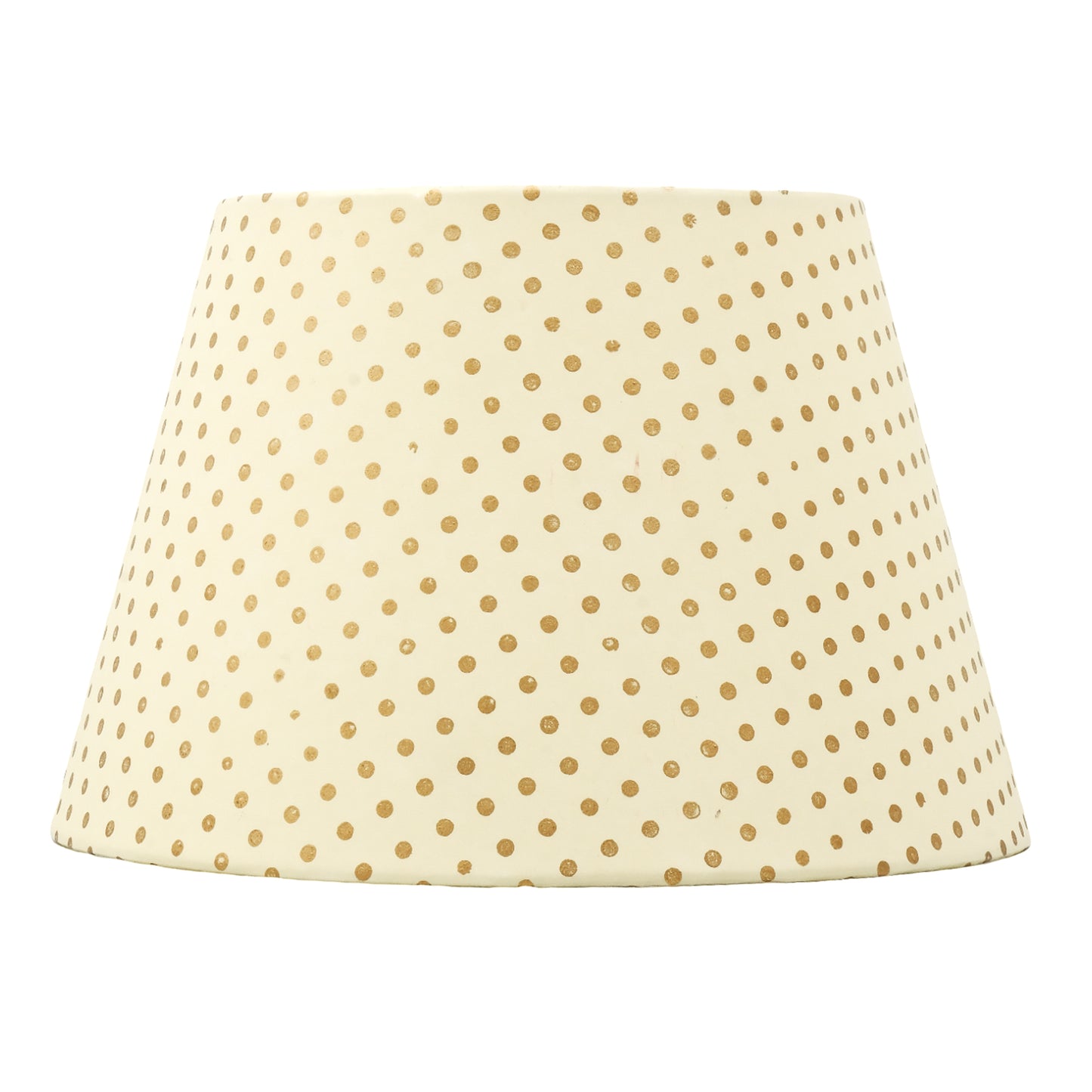 30cm straight empire premium hardback lampshade in block printed paper by Lampenschirm India, house of lampshades. Gold Paper Lamp Shades