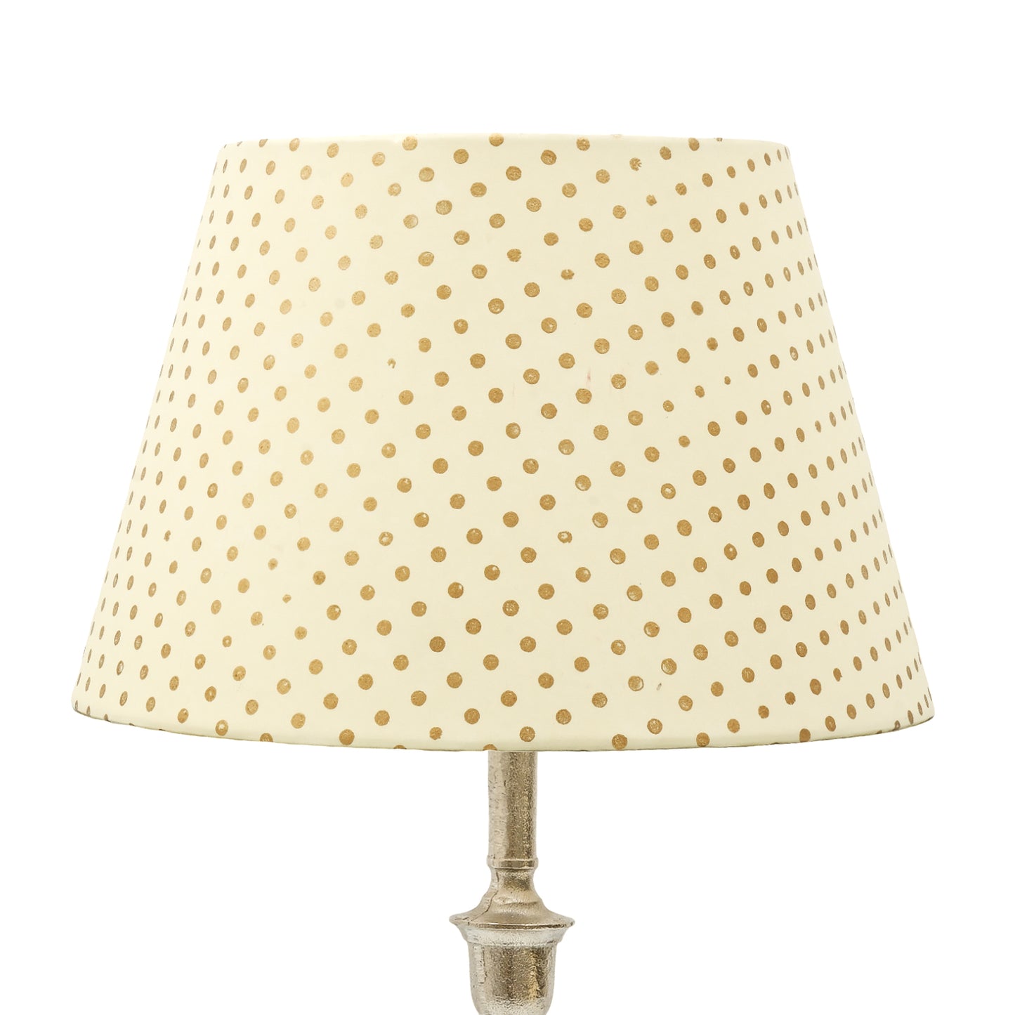 30cm straight empire premium hardback lampshade in block printed paper by Lampenschirm India