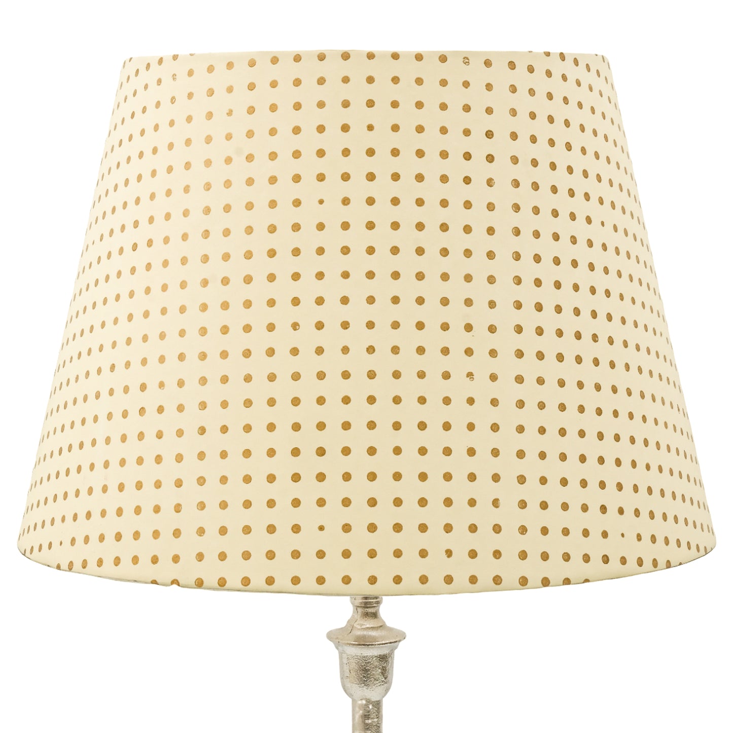 40cm straight empire premium hardback lampshade in block printed paper by Lampenschirm India