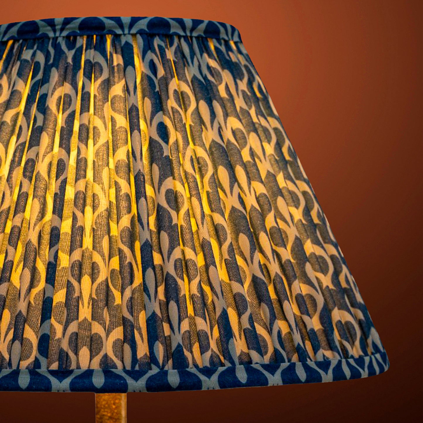 30cm empire premium softback lamp shade in cotton by Lampenschirm India, house of lampshades