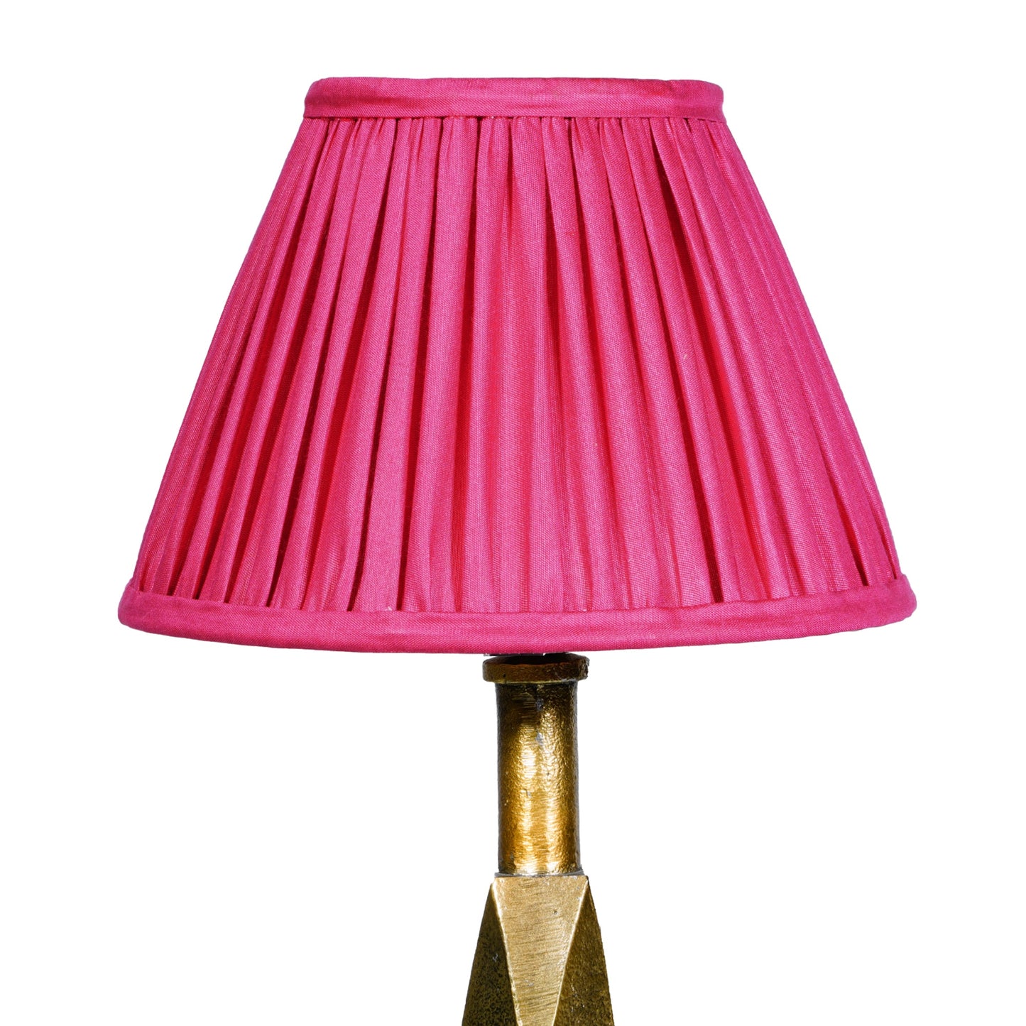 20cm empire premium softback lampshade in red silk by Lampenschirm India, house of lampshades
