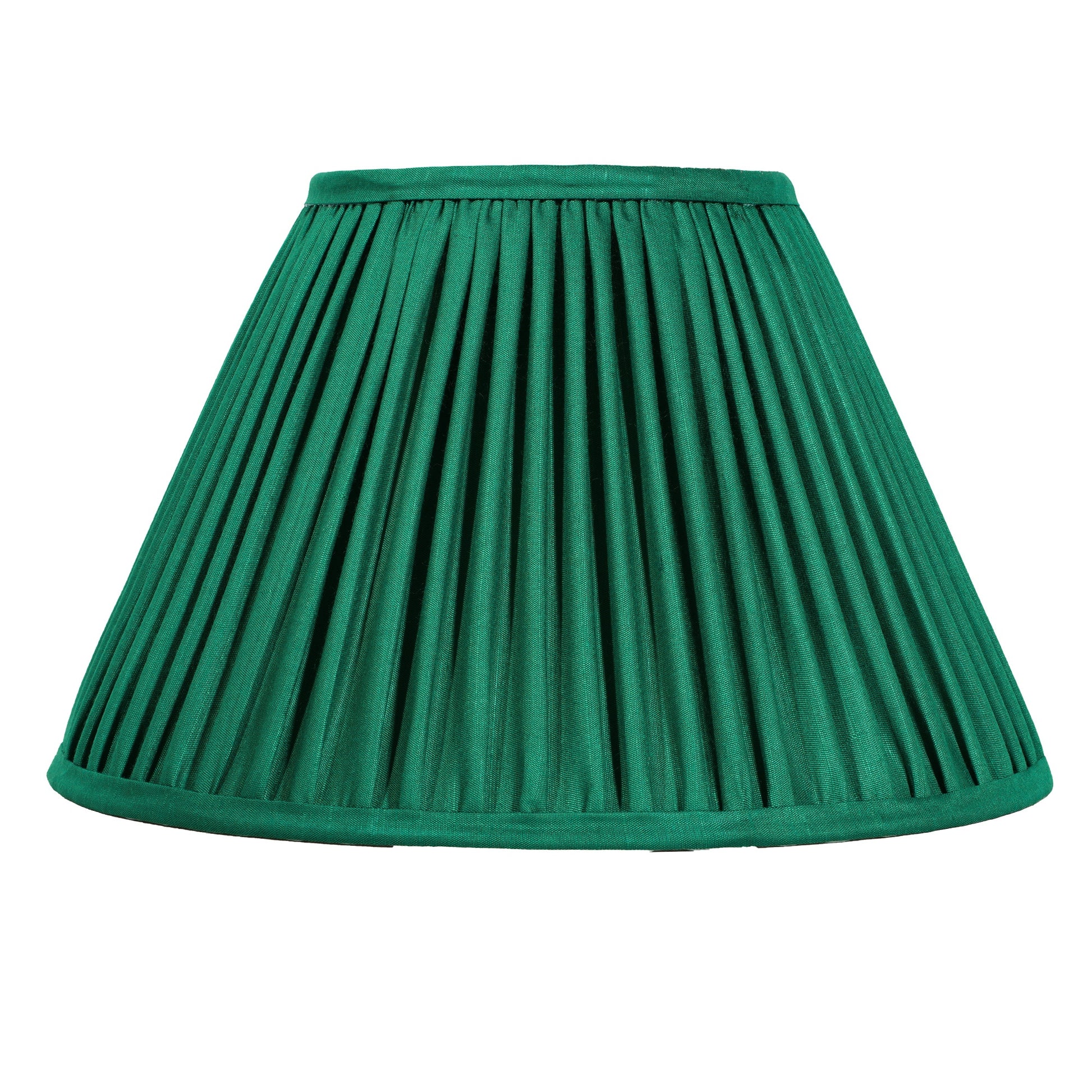 30cm empire premium softback lampshade in silk by Lampenschirm India, house of lampshades. Green Silk Lamp Shades