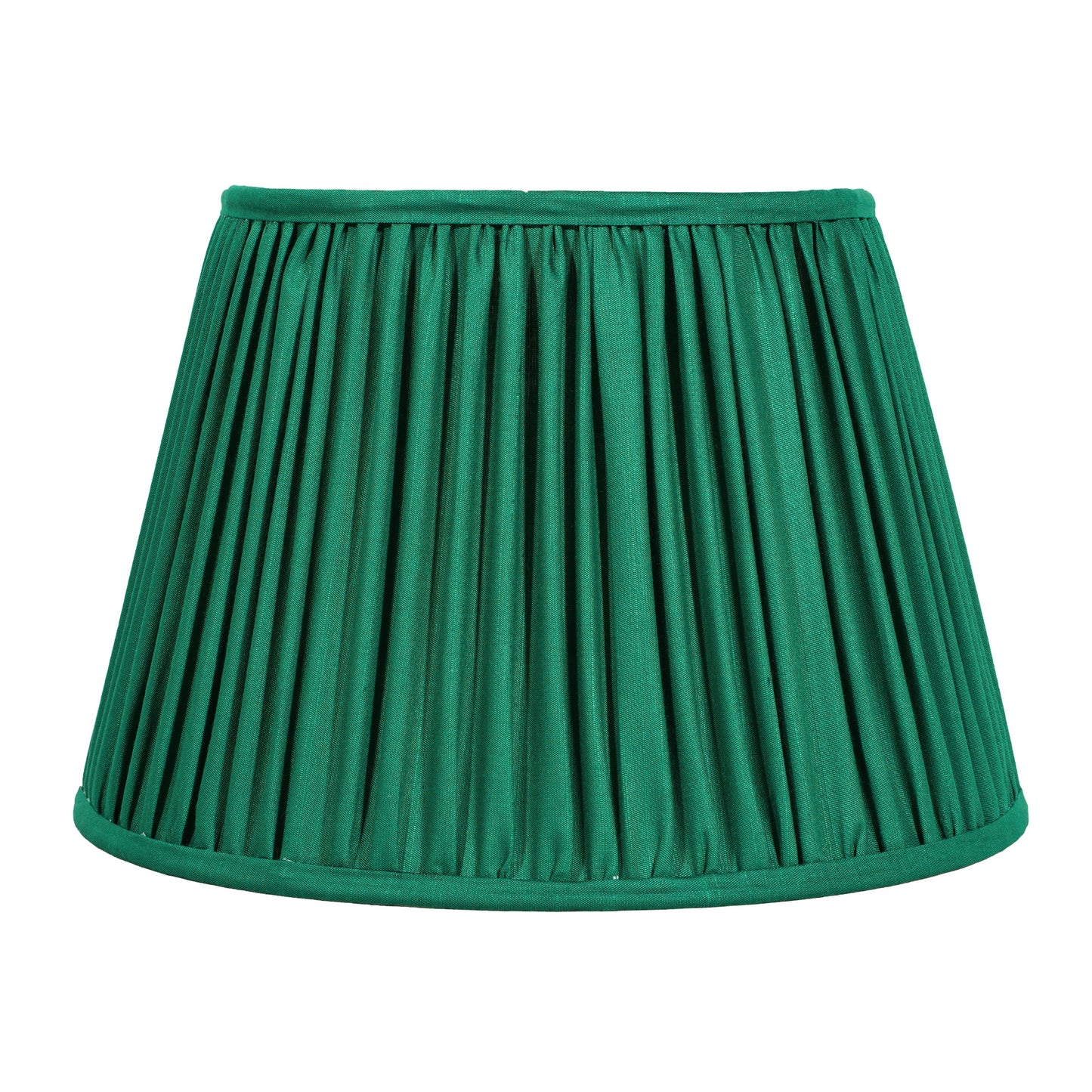 30cm straight empire premium softback lampshade in silk by Lampenschirm India, house of lampshades. Green Silk Lamp Shades