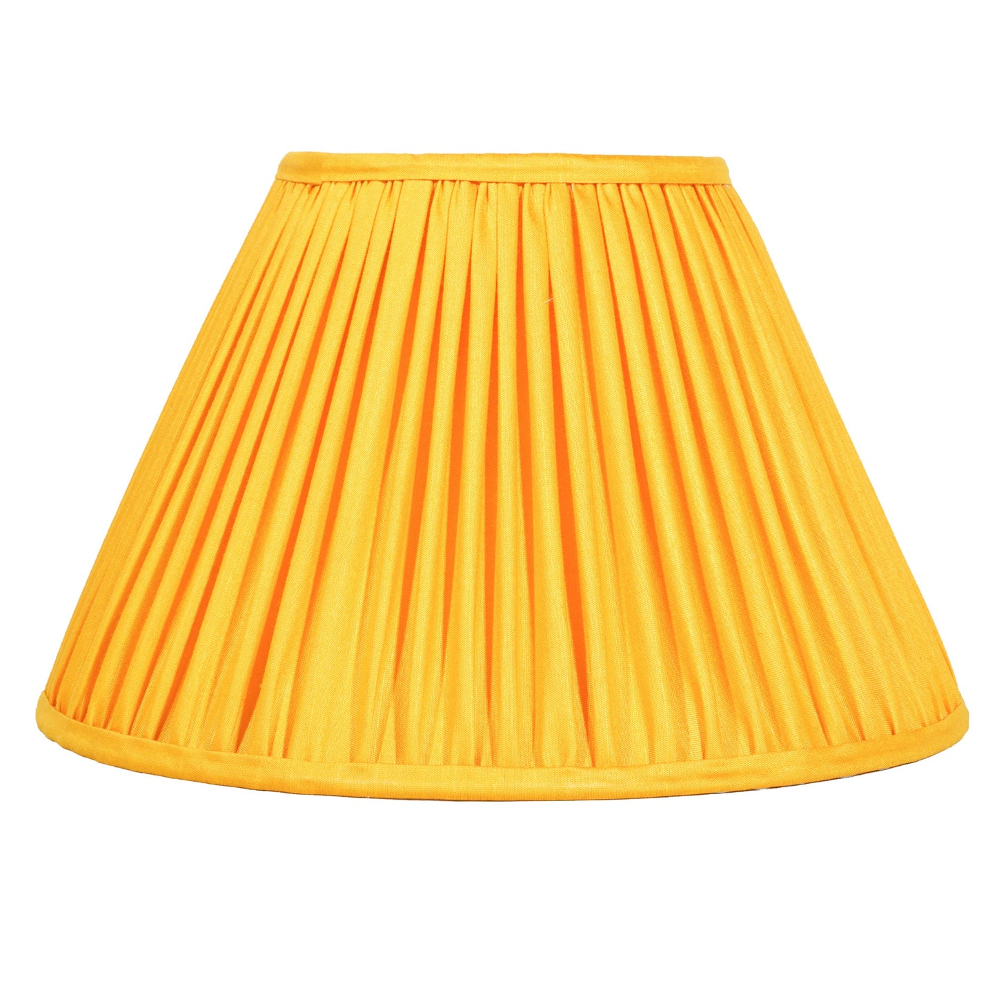 30cm empire premium softback lampshade in silk by Lampenschirm India, house of lampshades. Yellow Silk Lamp Shades