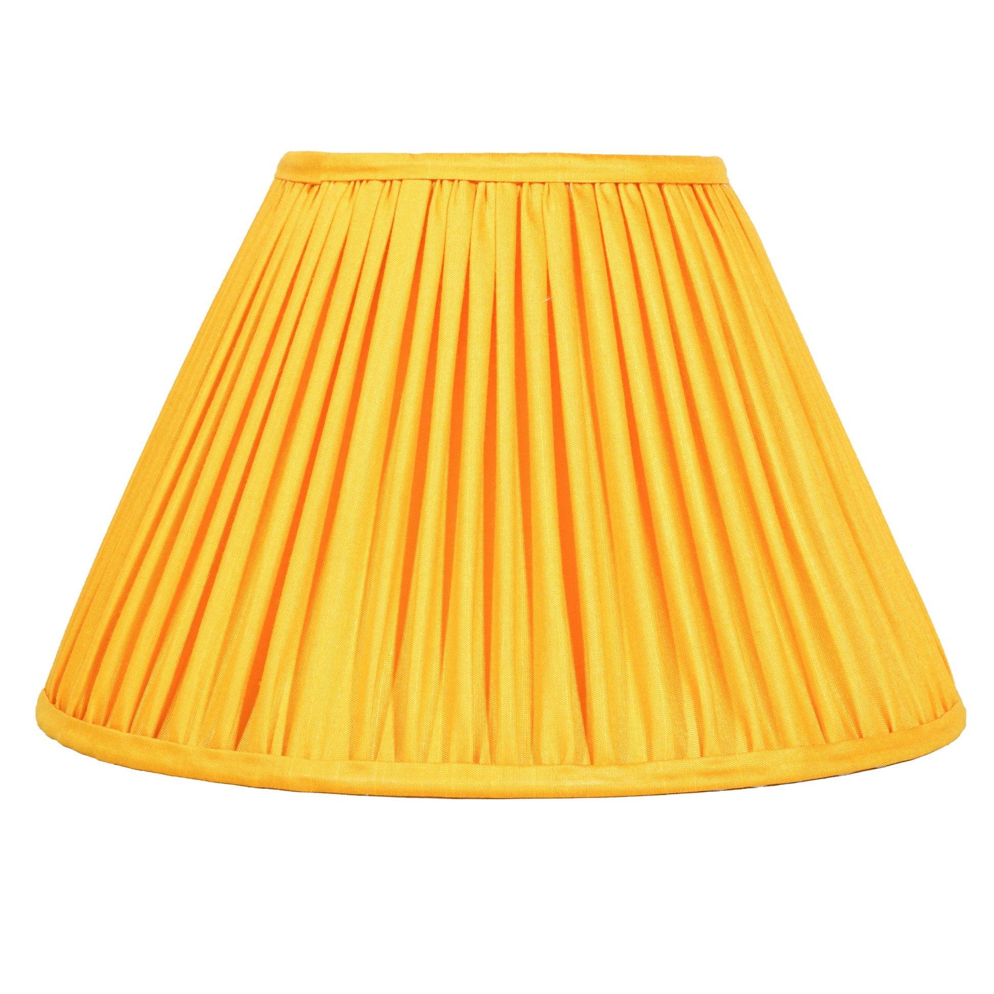 30cm empire premium softback lampshade in silk by Lampenschirm India, house of lampshades. Yellow Silk Lamp Shades