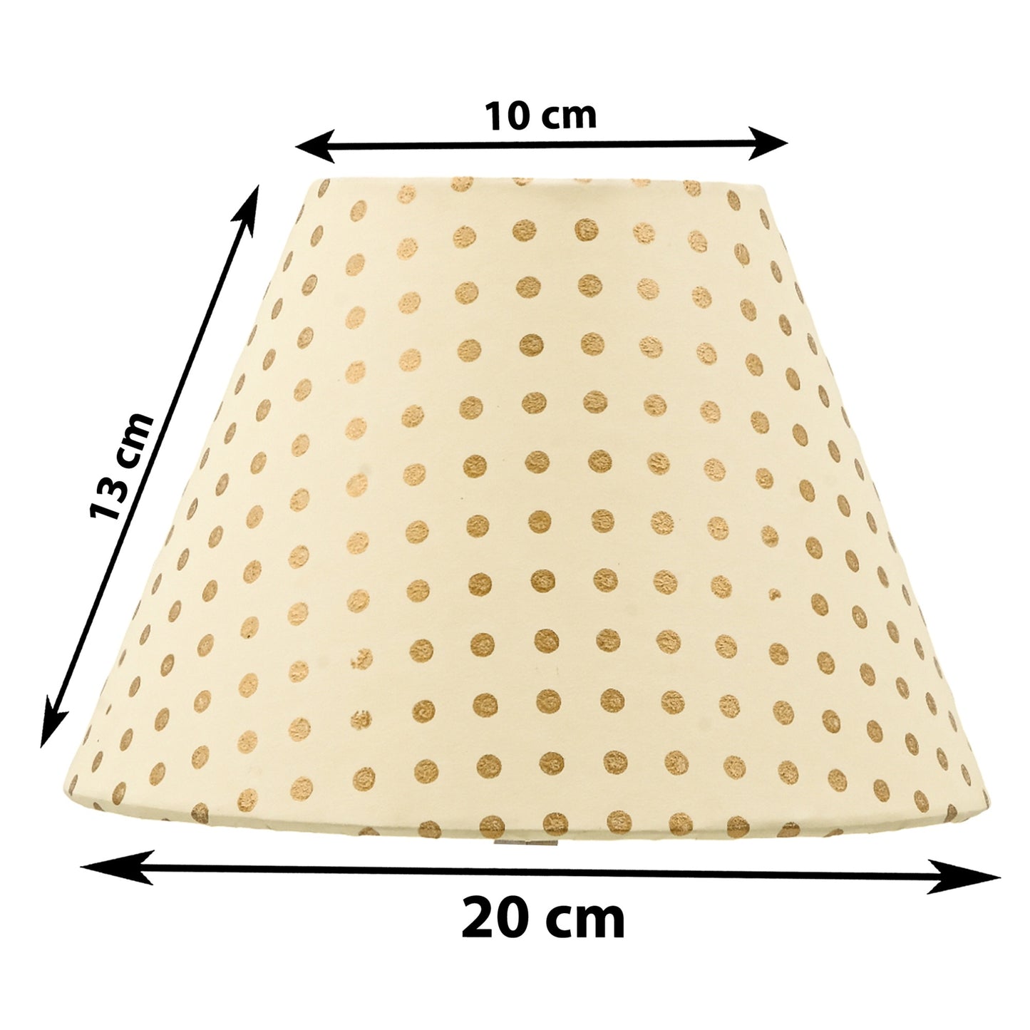 20cm empire premium hardback lampshade in block printed paper by Lampenschirm India