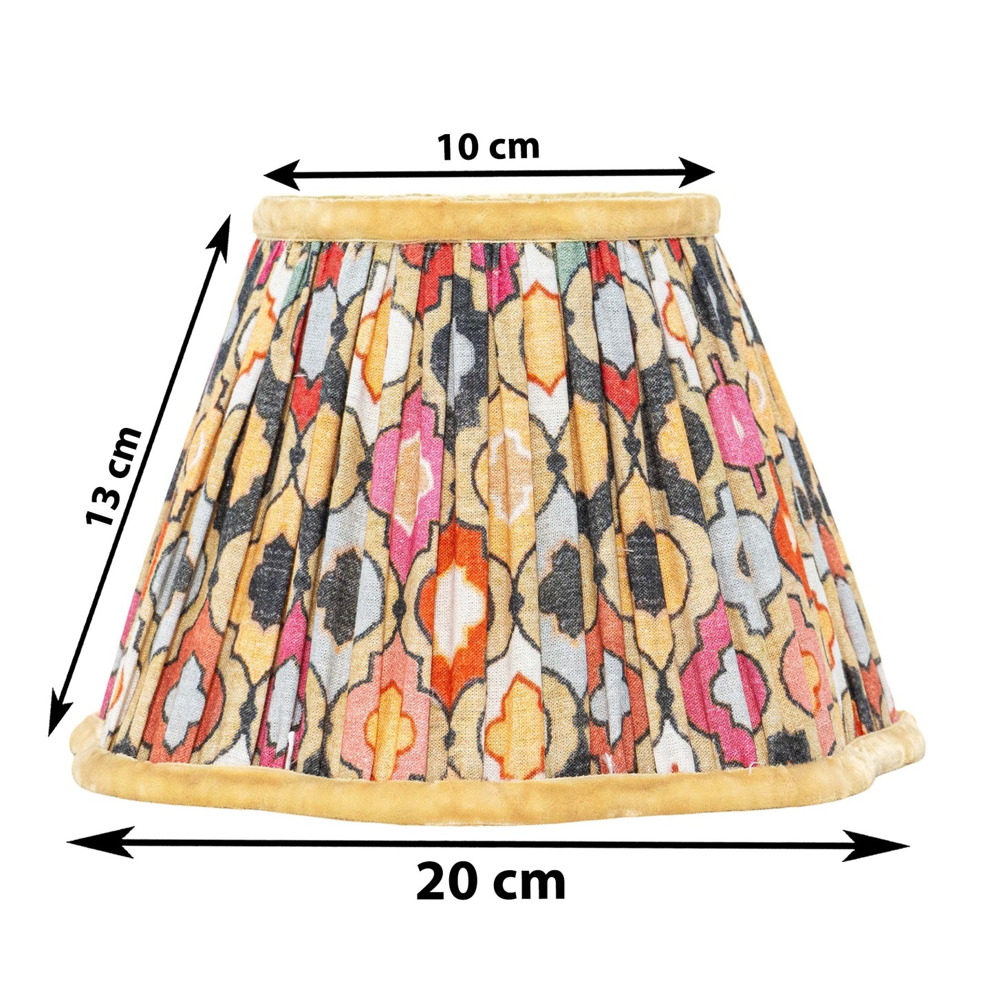 20cm empire premium softback lampshade in cotton by Lampenschirm India, house of lampshades