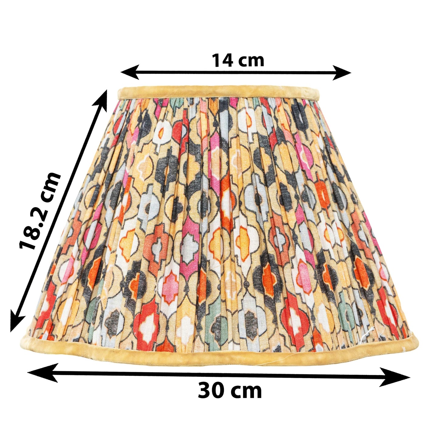 30cm empire premium softback lamp shade in cotton by Lampenschirm India, house of lampshades