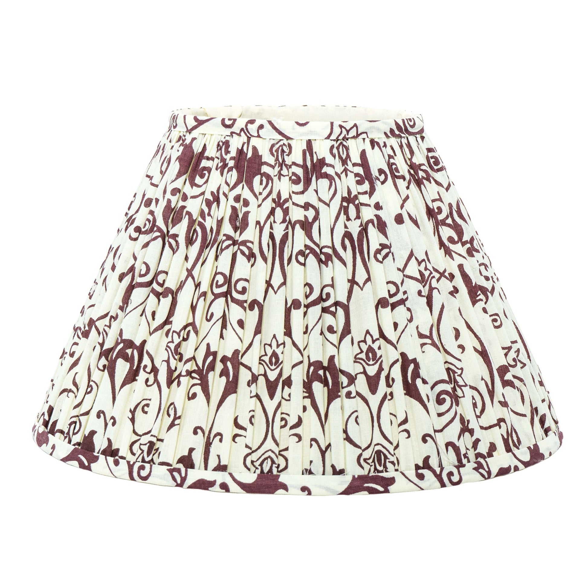 30cm empire premium softback lampshade in cotton by Lampenschirm India, house of lampshades. Red Lamp Shades