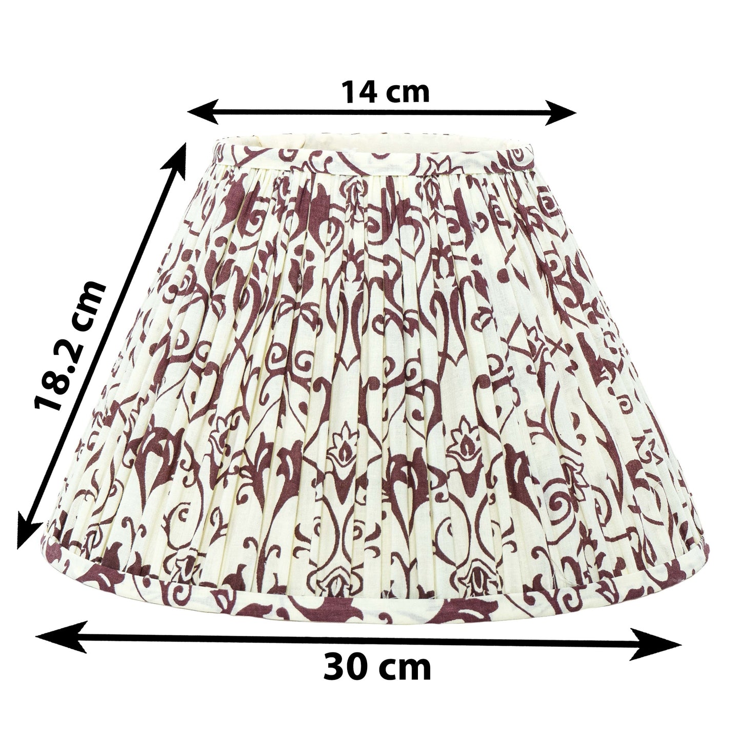30cm empire premium softback lampshade in cotton by Lampenschirm India, house of lampshades
