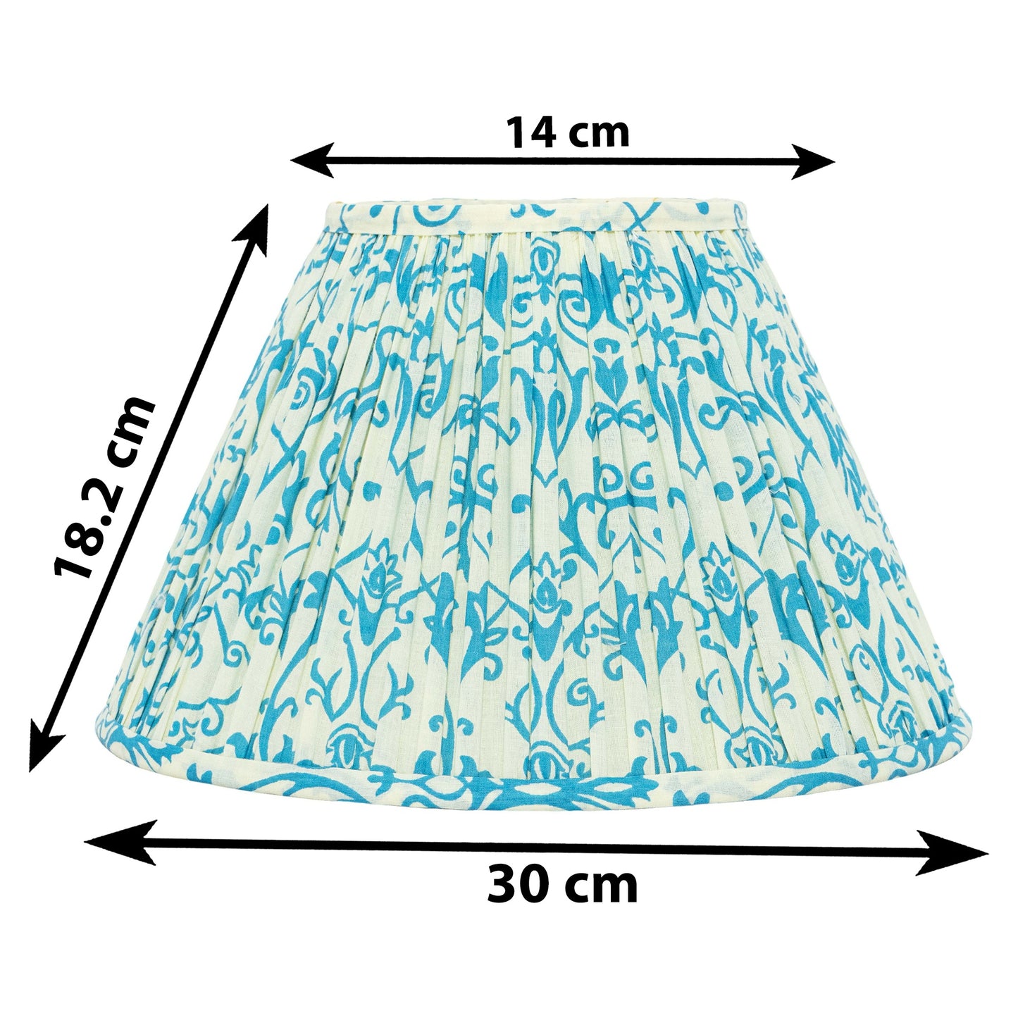 30cm empire premium softback lampshade in cotton by Lampenschirm India, house of lampshades