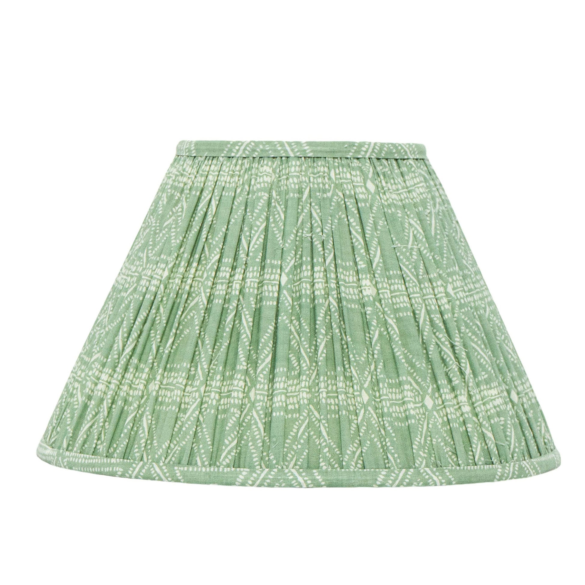 30cm empire premium softback lampshade in cotton by Lampenschirm India, house of lampshades. Green Cotton Lamp Shades
