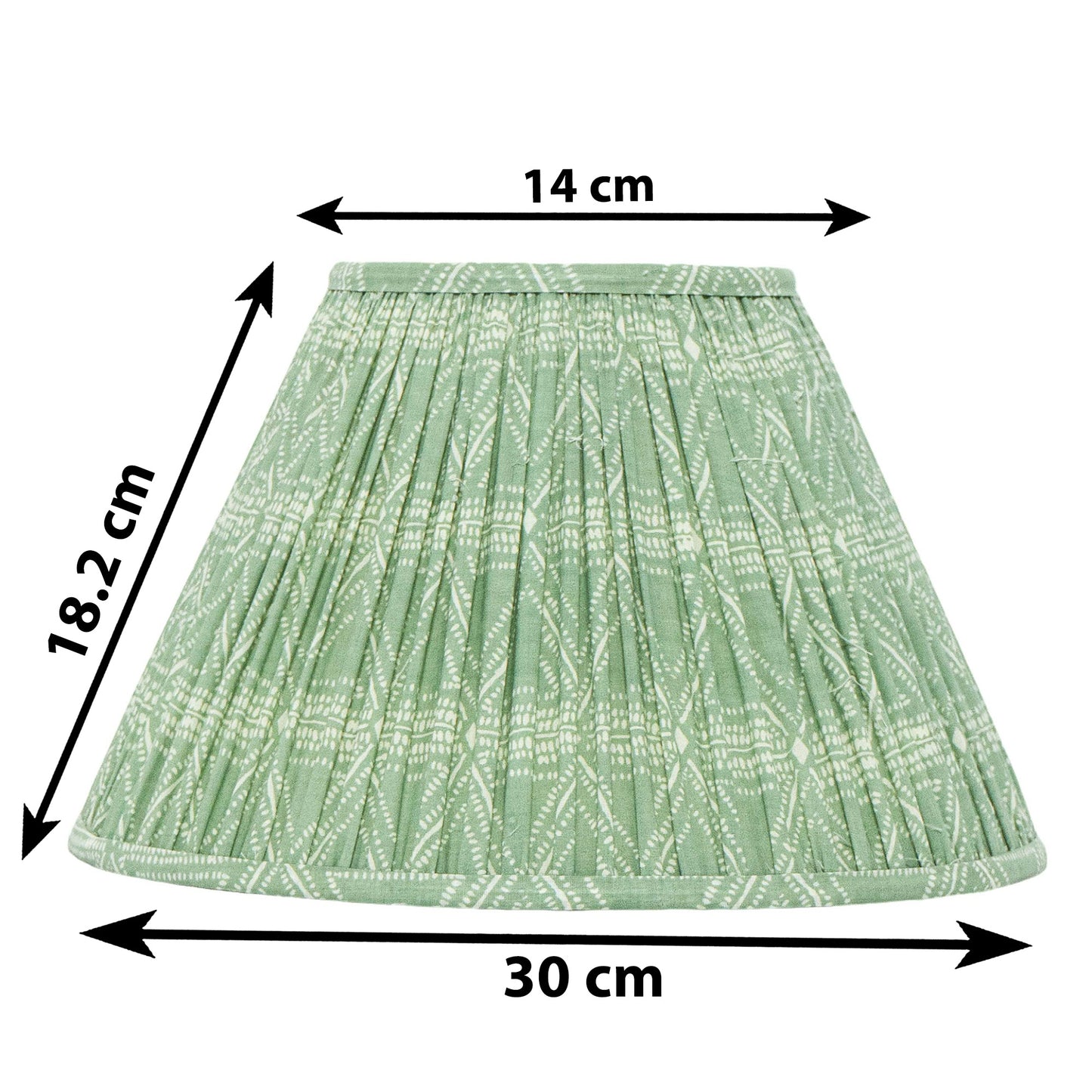 30cm empire premium softback lampshade in cotton by Lampenschirm India, house of lampshades