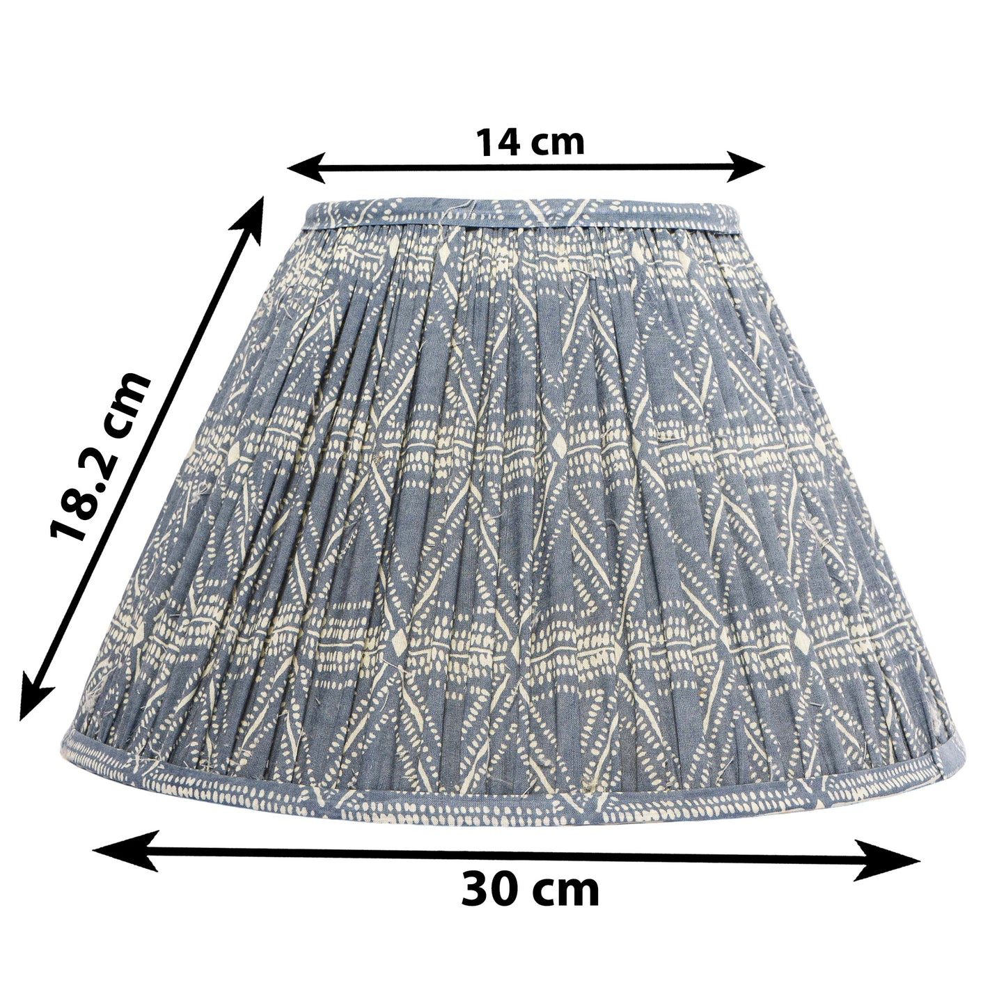30cm empire premium softback lampshade in cotton by Lampenschirm India, house of lampshades