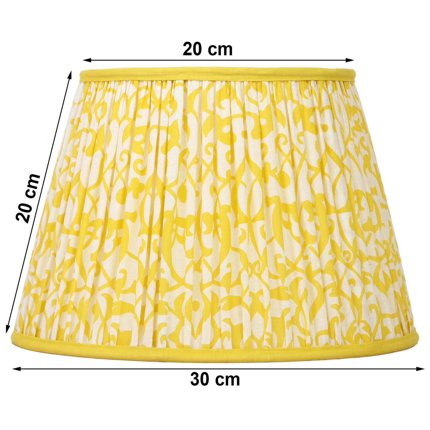 30cm straight empire premium softback lamp shade in cotton by Lampenschirm India