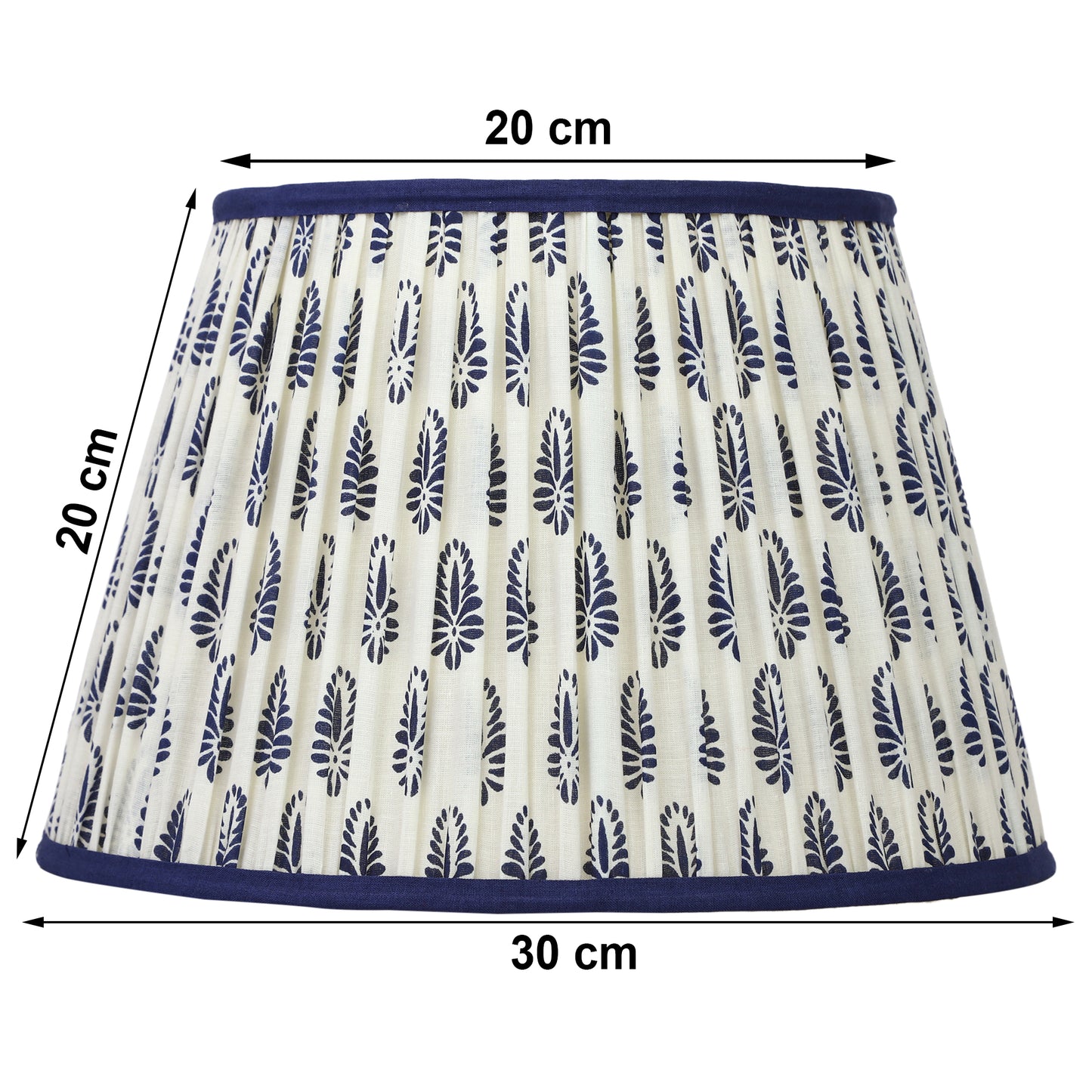 30cm straight empire premium softback lamp shade in cotton by Lampenschirm India