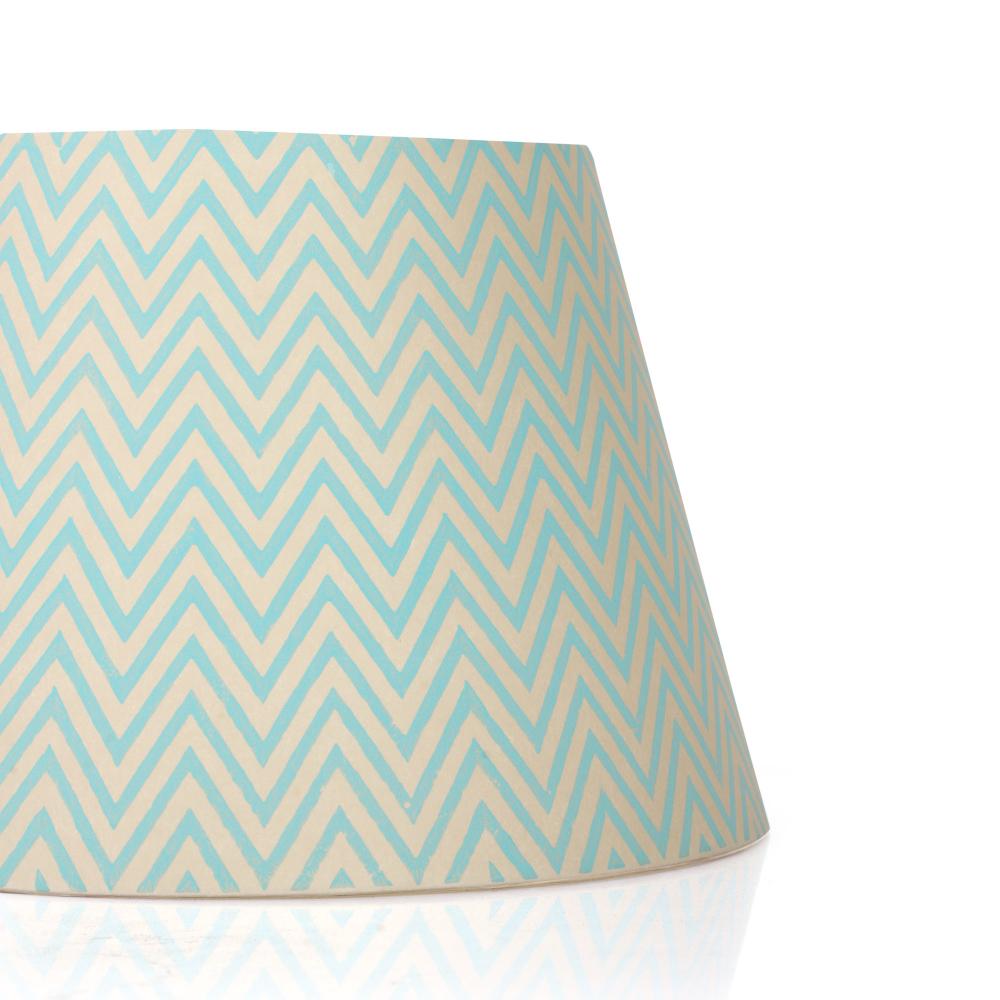 30cm straight empire premium hardback lamp shade in printed paper by Lampenschirm India