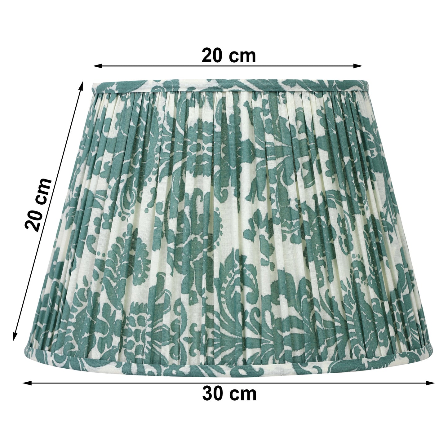 30cm straight empire premium softback lamp shade in cotton by Lampenschirm India