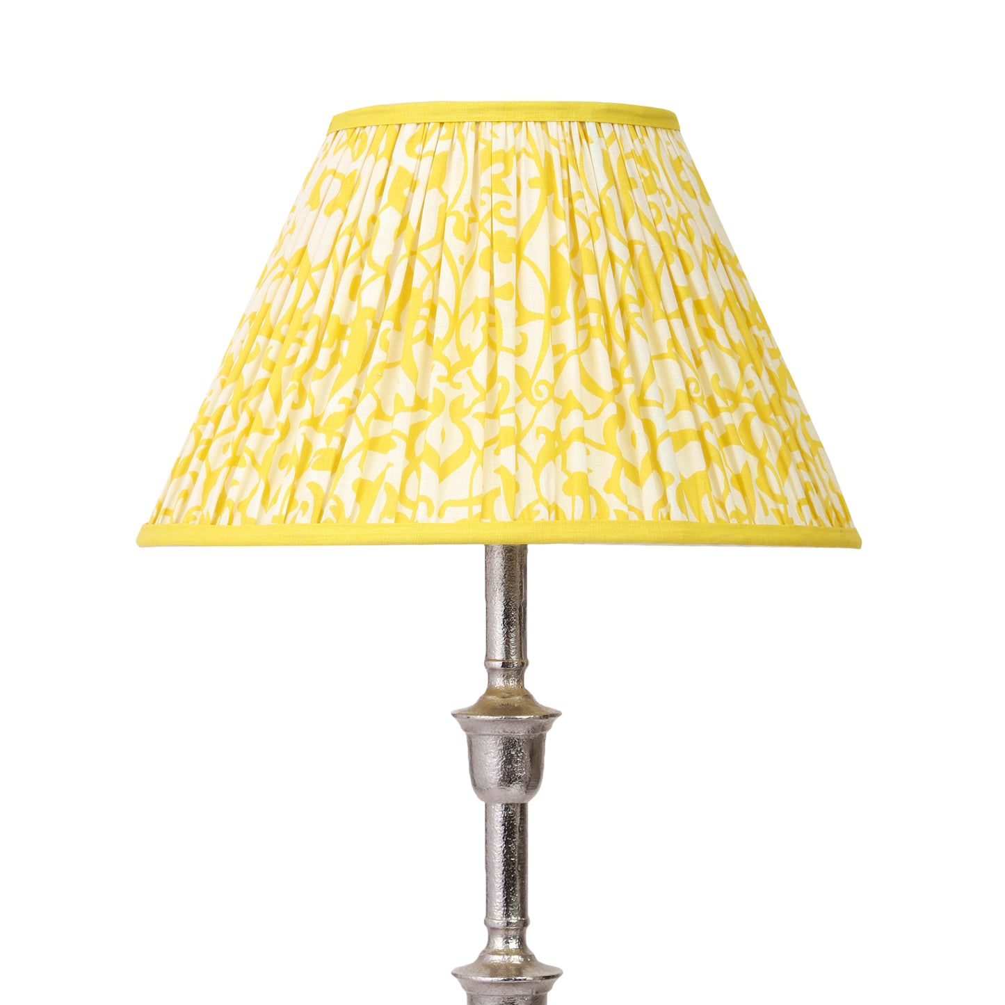 30cm empire premium softback lampshade in sunshine blossom by Lampenschirm India, house of lampshades