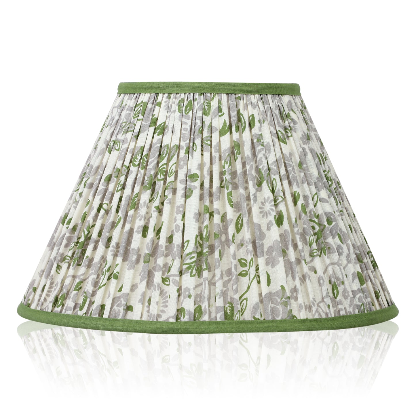 30cm empire premium softback lampshade in cotton by Lampenschirm India, house of lampshades. Green Lamp Shades