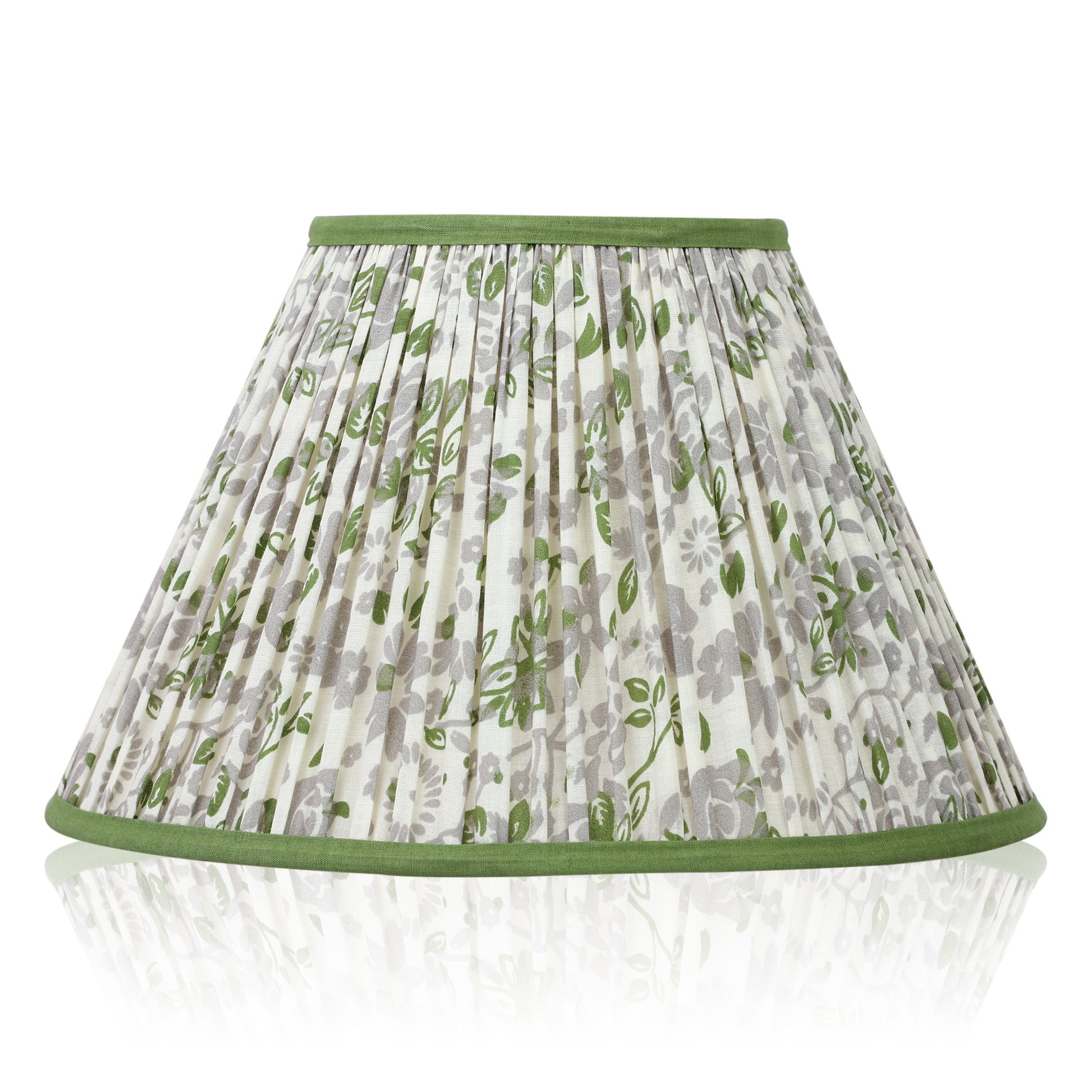 30cm empire premium softback lampshade in cotton by Lampenschirm India, house of lampshades. Green Lamp Shades