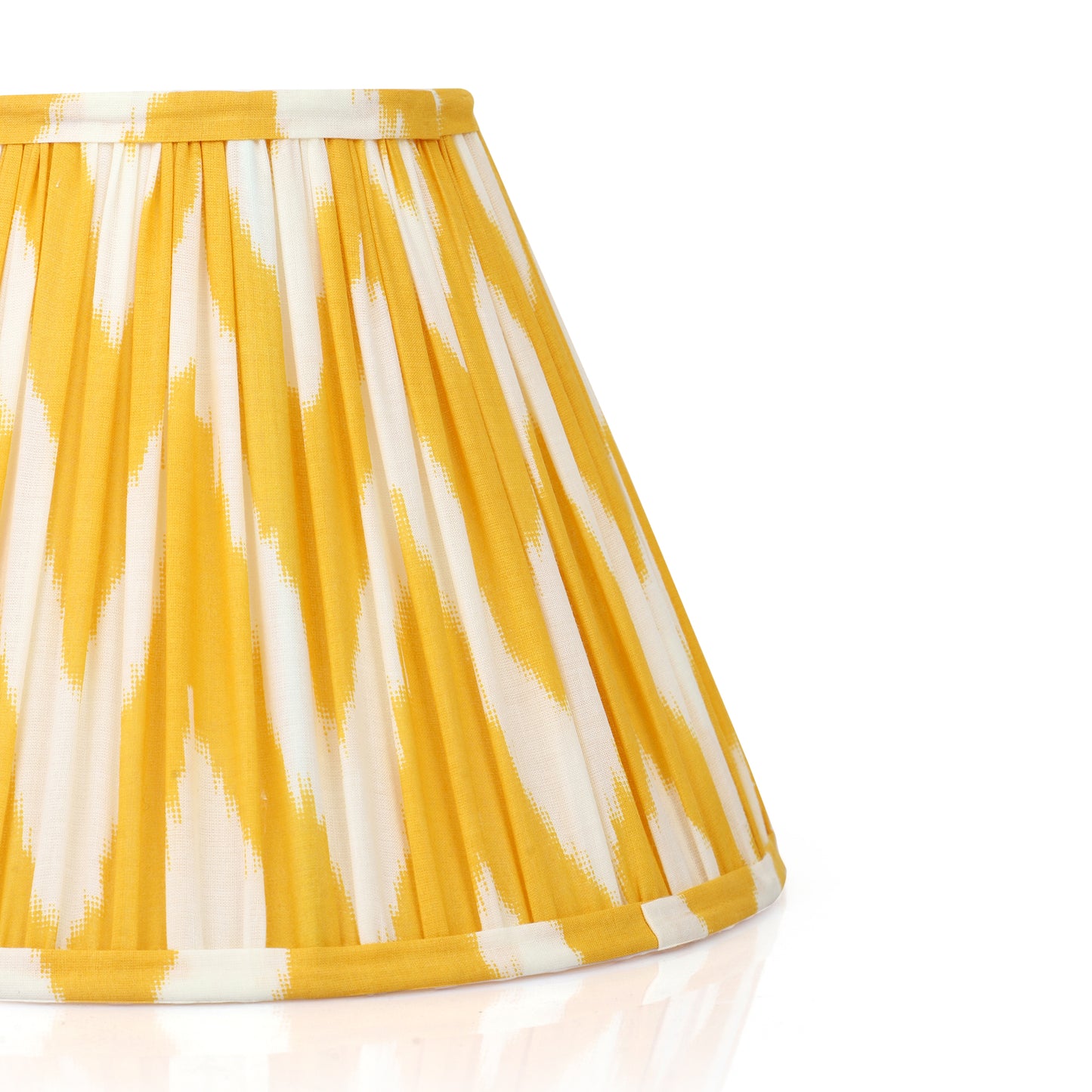 30cm empire premium softback lampshade in yellow wiggle by Lampenschirm India, house of lampshades