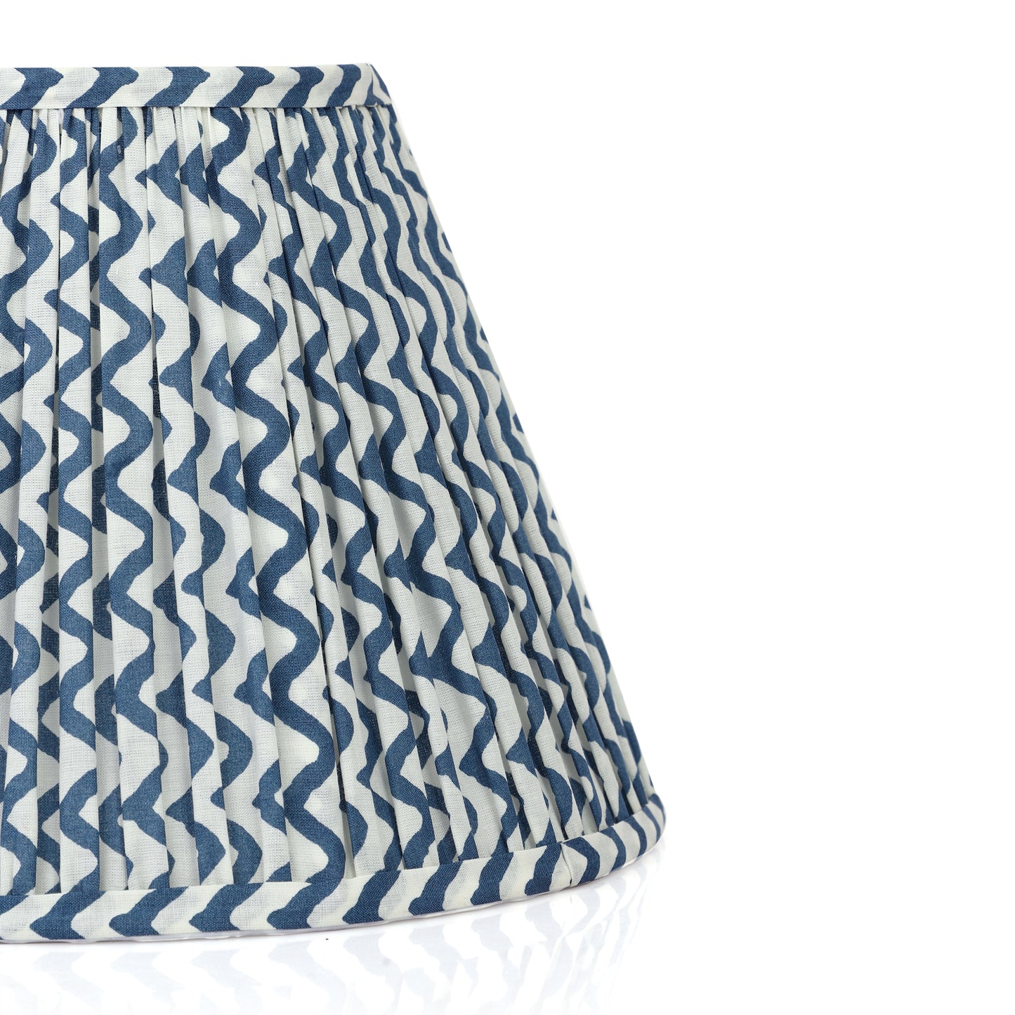 30cm empire premium softback lampshade in blueberry ripple by Lampenschirm India, house of lampshades
