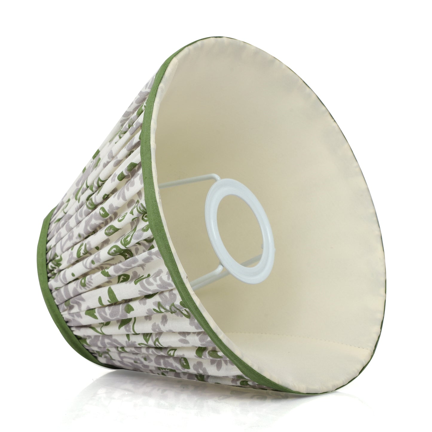 20cm empire premium softback lampshade in calming floral by Lampenschirm India, house of lampshades