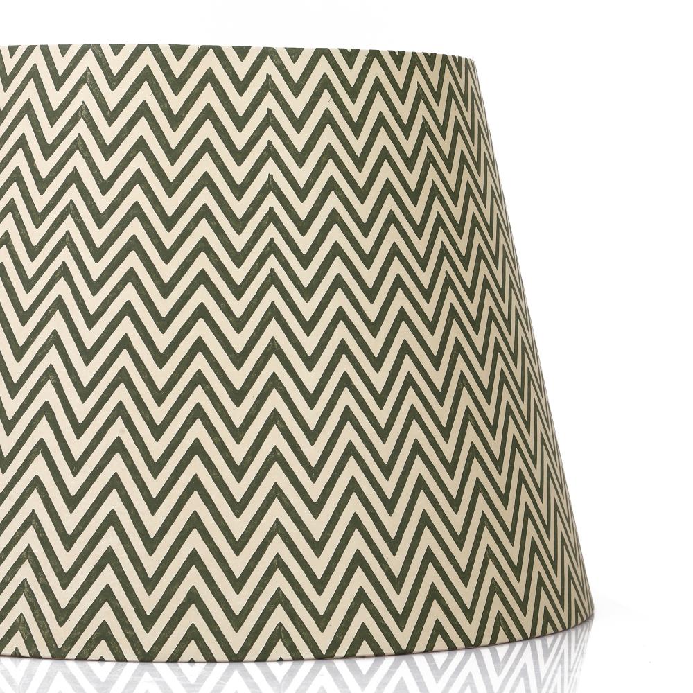 40cm straight empire premium hardback lamp shade in printed paper by Lampenschirm India