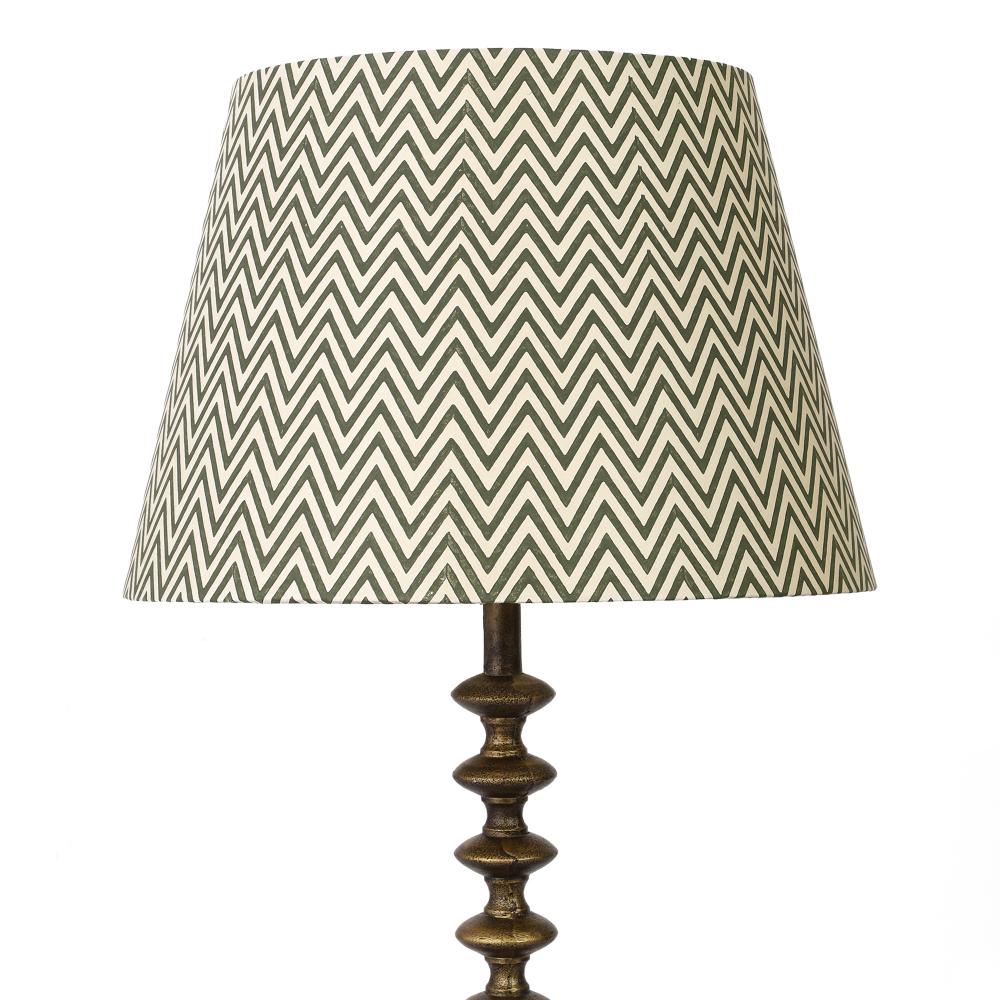 40cm straight empire premium hardback lamp shade in printed paper by Lampenschirm India
